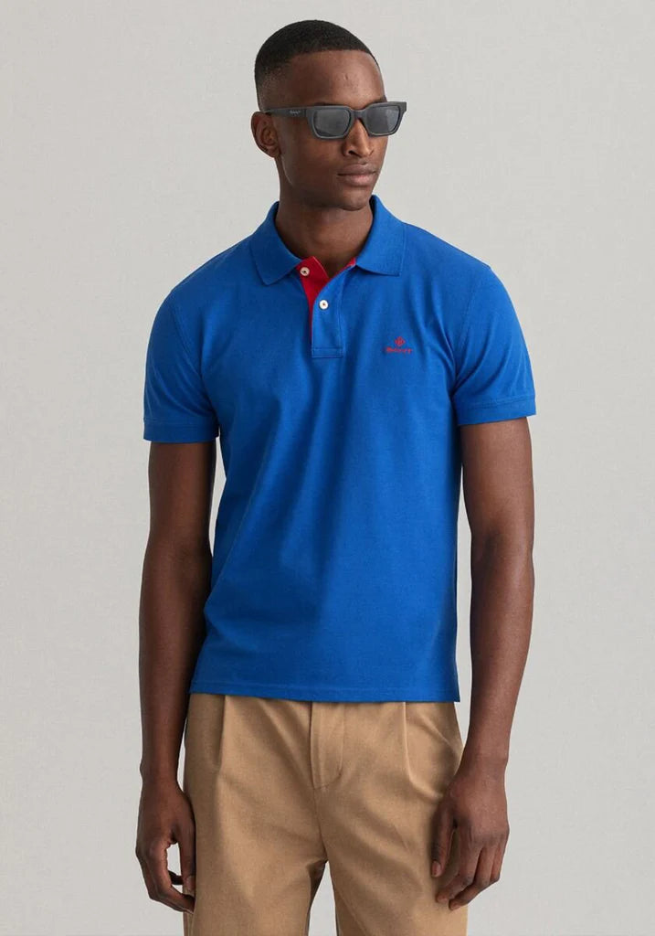 Gant Regular Fit Contrast Pique Polo (2062026) 447
