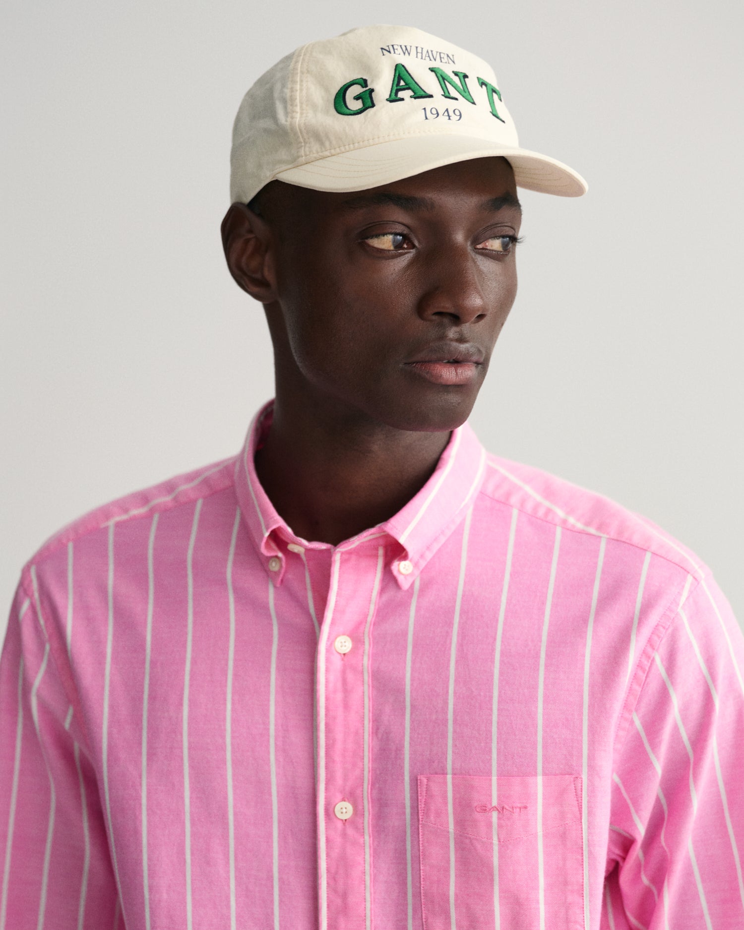 Gant Regular Fit Long Sleeve Striped Oxford Shirt  606