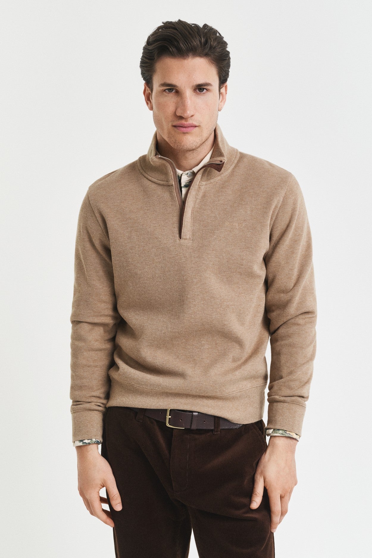 Gant Sacker Rib Half Zip Sweater 2068028