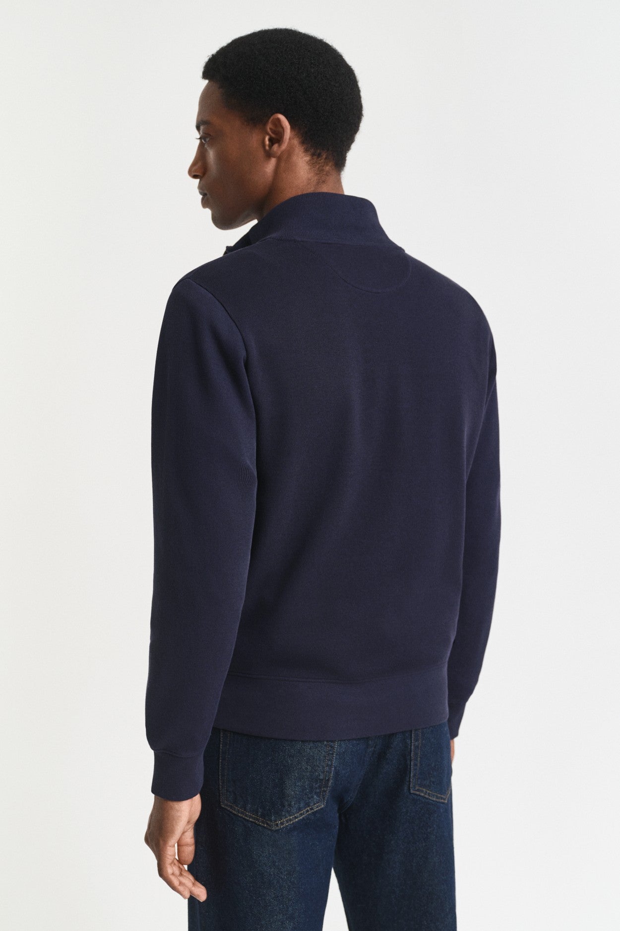 Gant Sacker Rib Half Zip Sweater 2068028