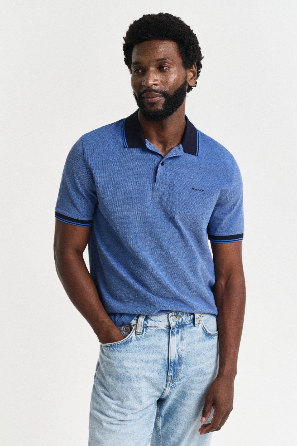 Gant 4-Color Oxford Piqué Polo Shirt 2057029