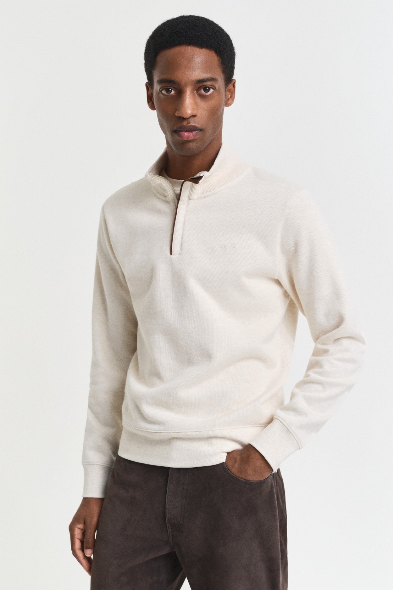 Gant Sacker Rib Half Zip Sweater 2068028