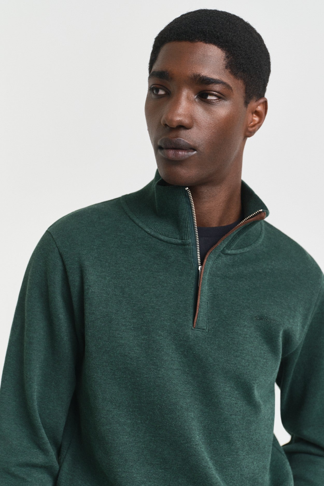 Gant Sacker Rib Half Zip Sweater 2068028