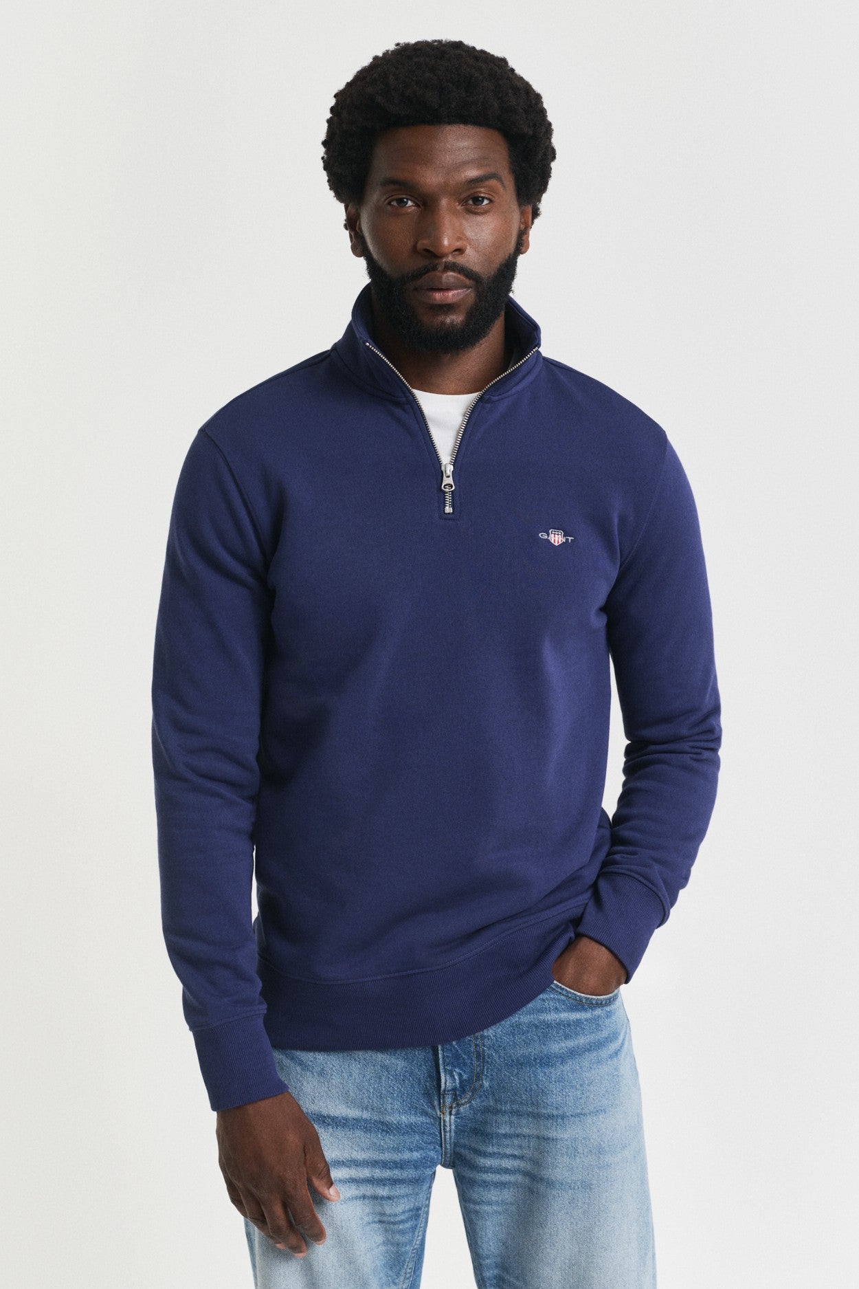 Gant Regular Shield Half-Zip Sweater 2008005