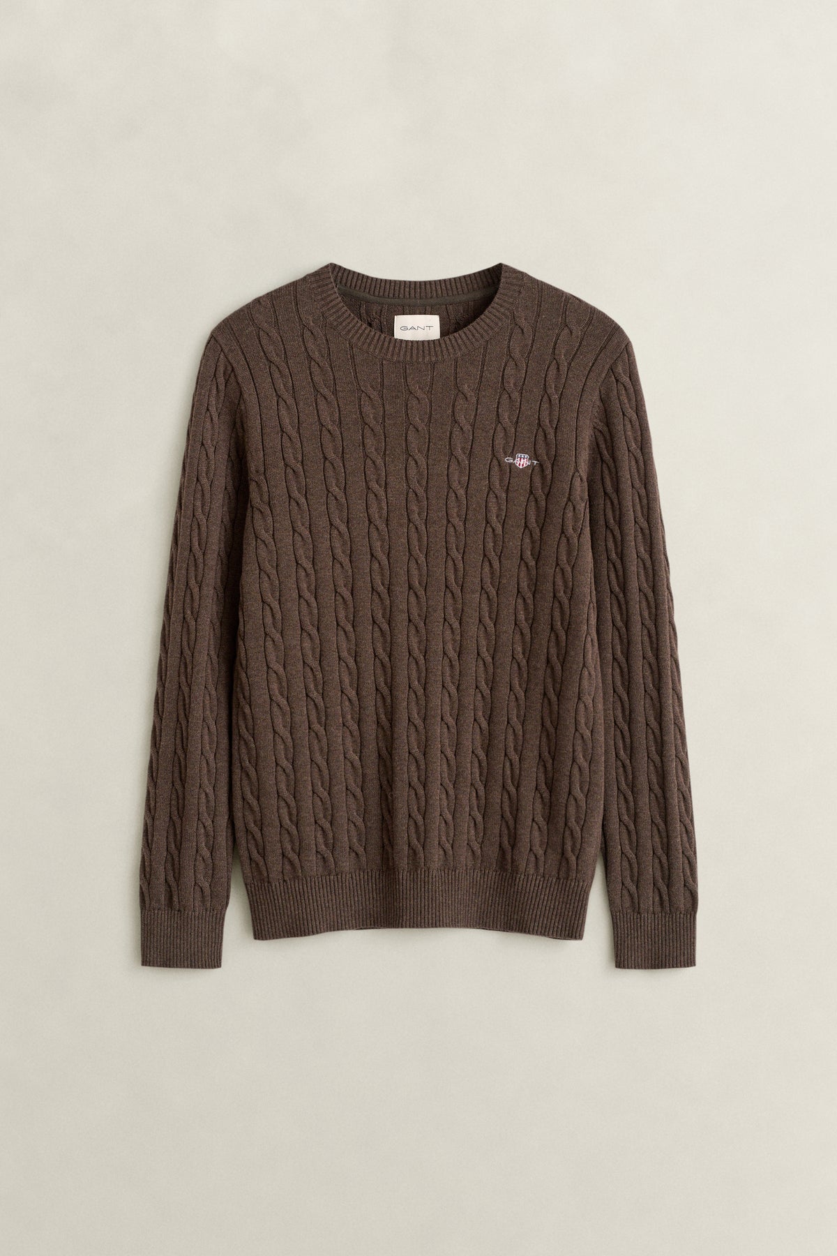 Gant Cotton Cable Knit Crew Sweater 8050601