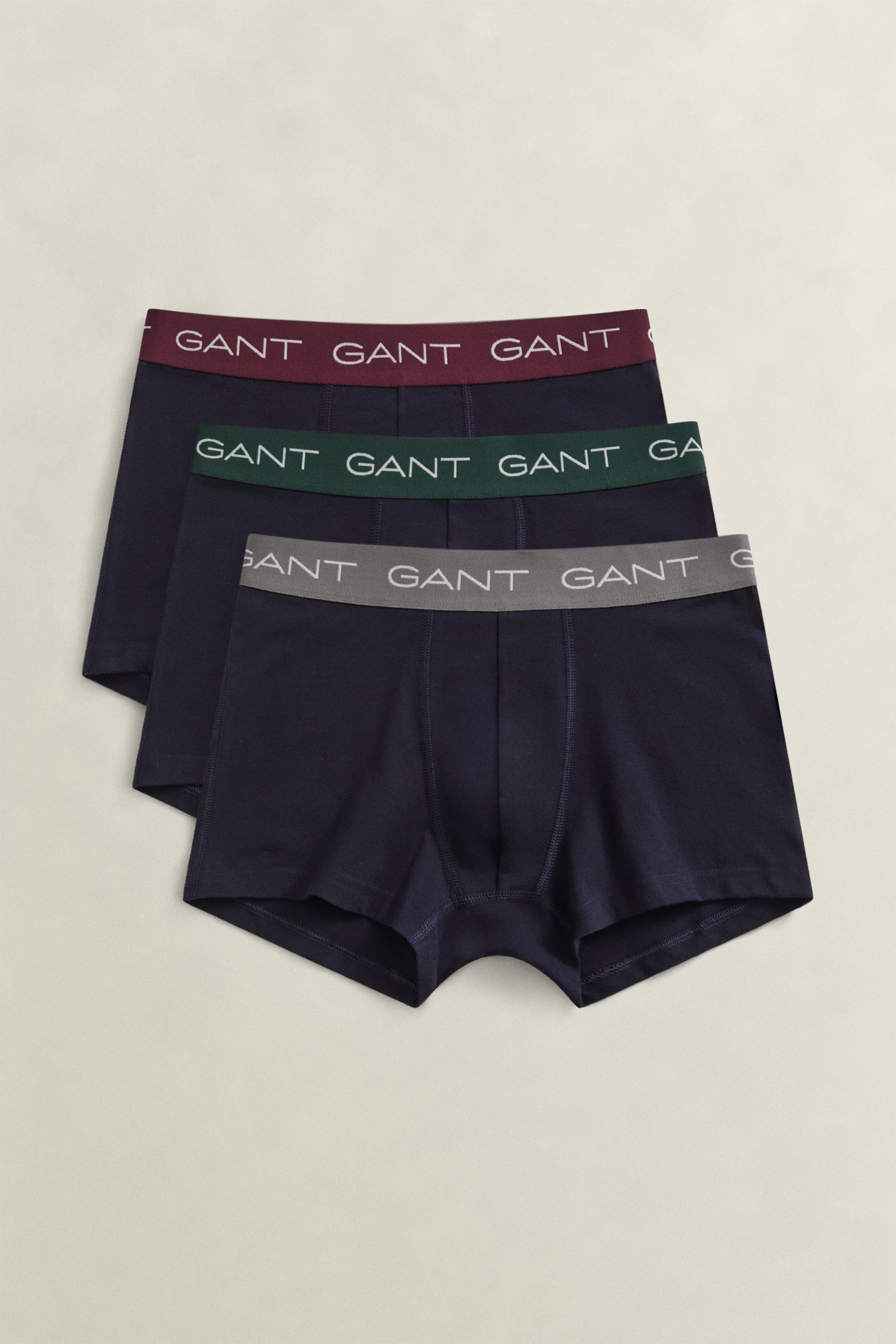 Gant 3 Pack Cotton Trunks 902633003