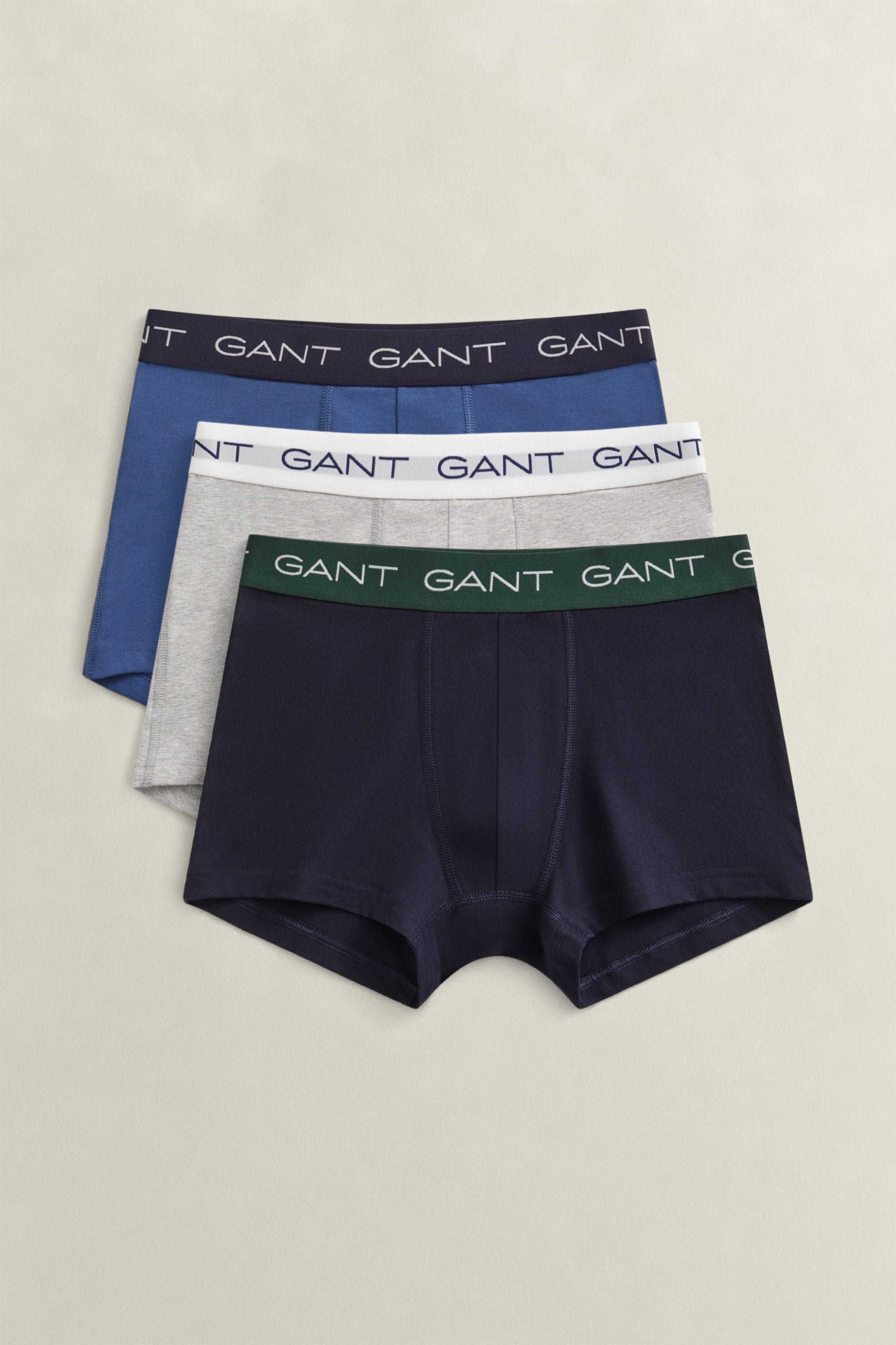 Gant 3 Pack Cotton Trunks 902633003