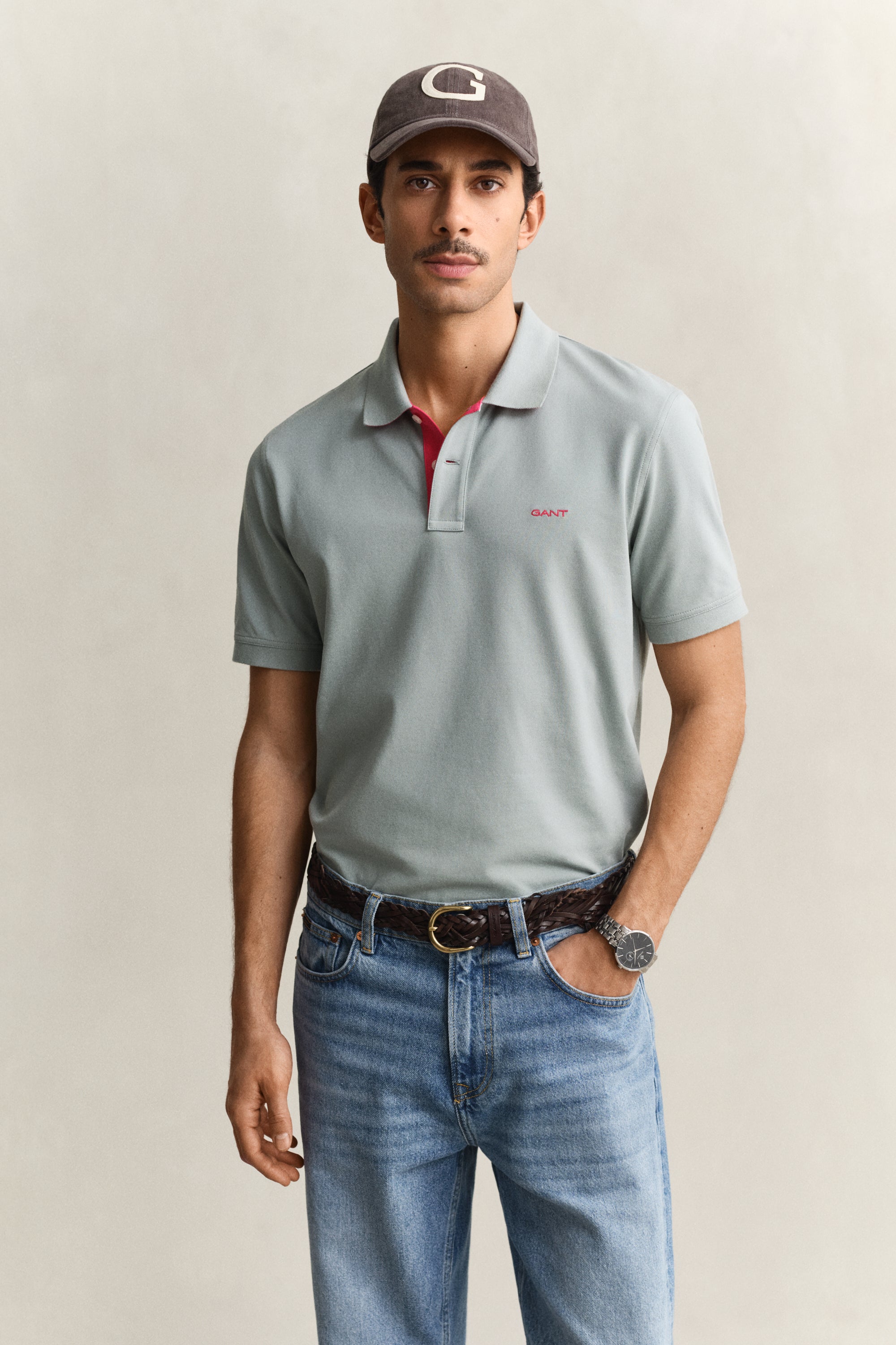 Gant Contrast Piqué Polo Shirt 2062026