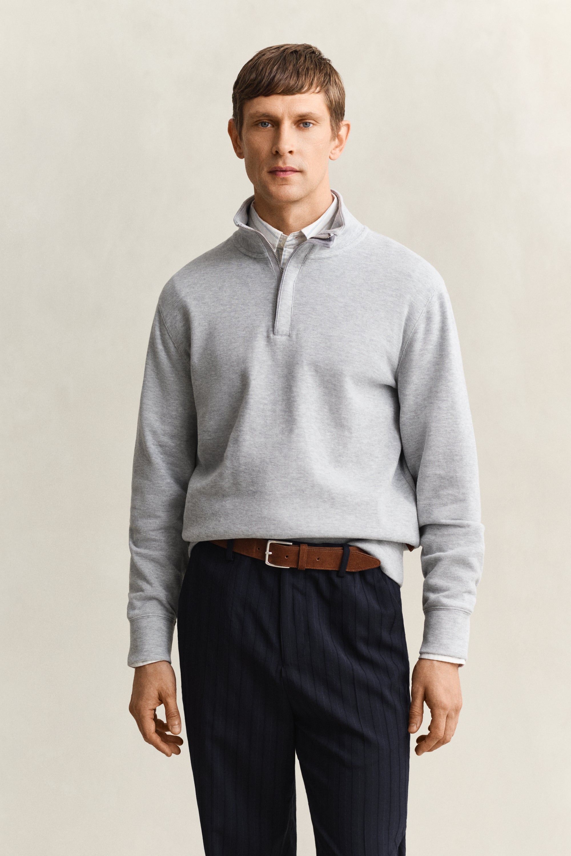 Gant Light Sacker Rib Half-Zip Sweater 2067102