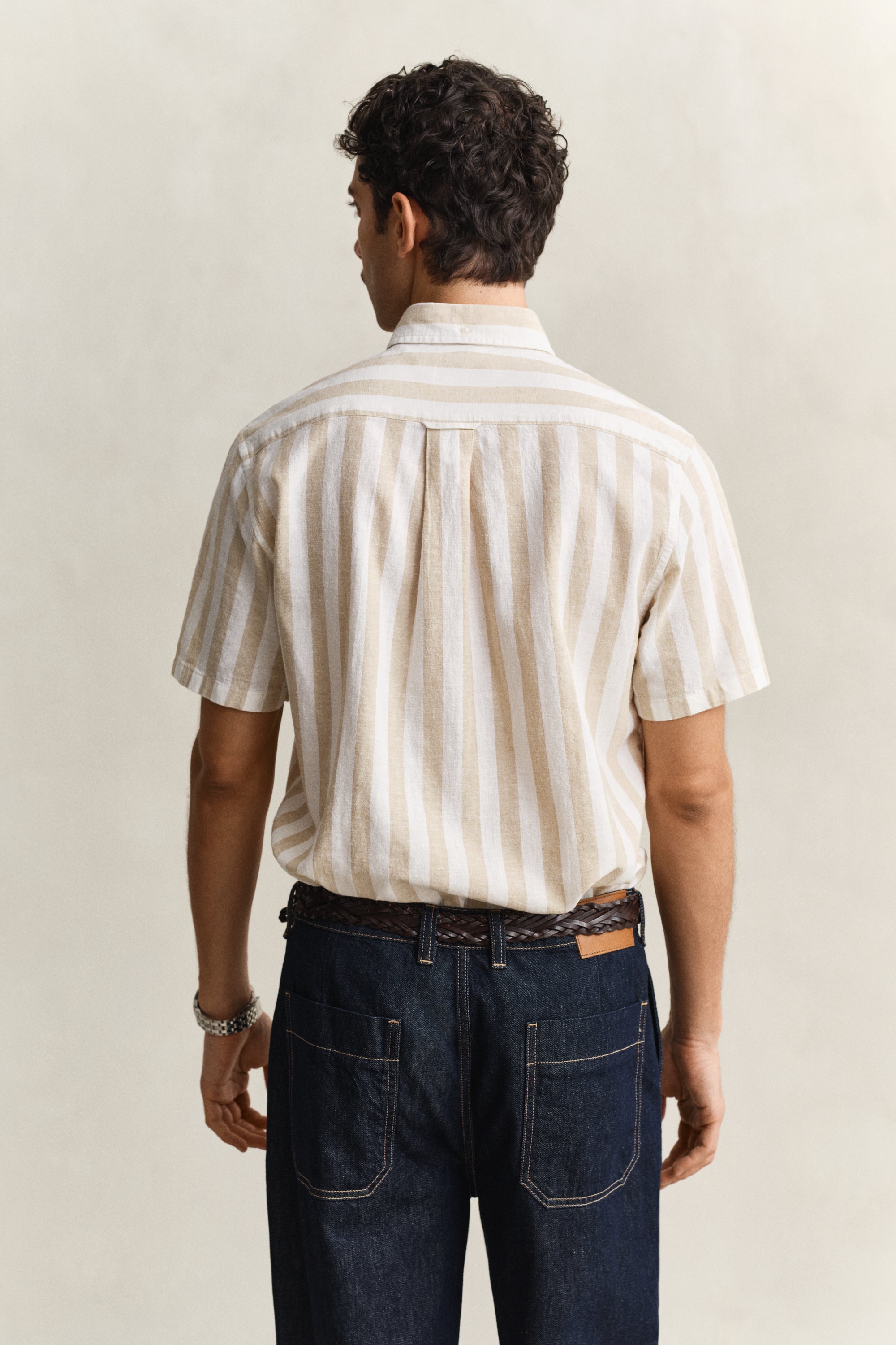 Gant Cotton Linen Short Sleeve Shirt 3260020