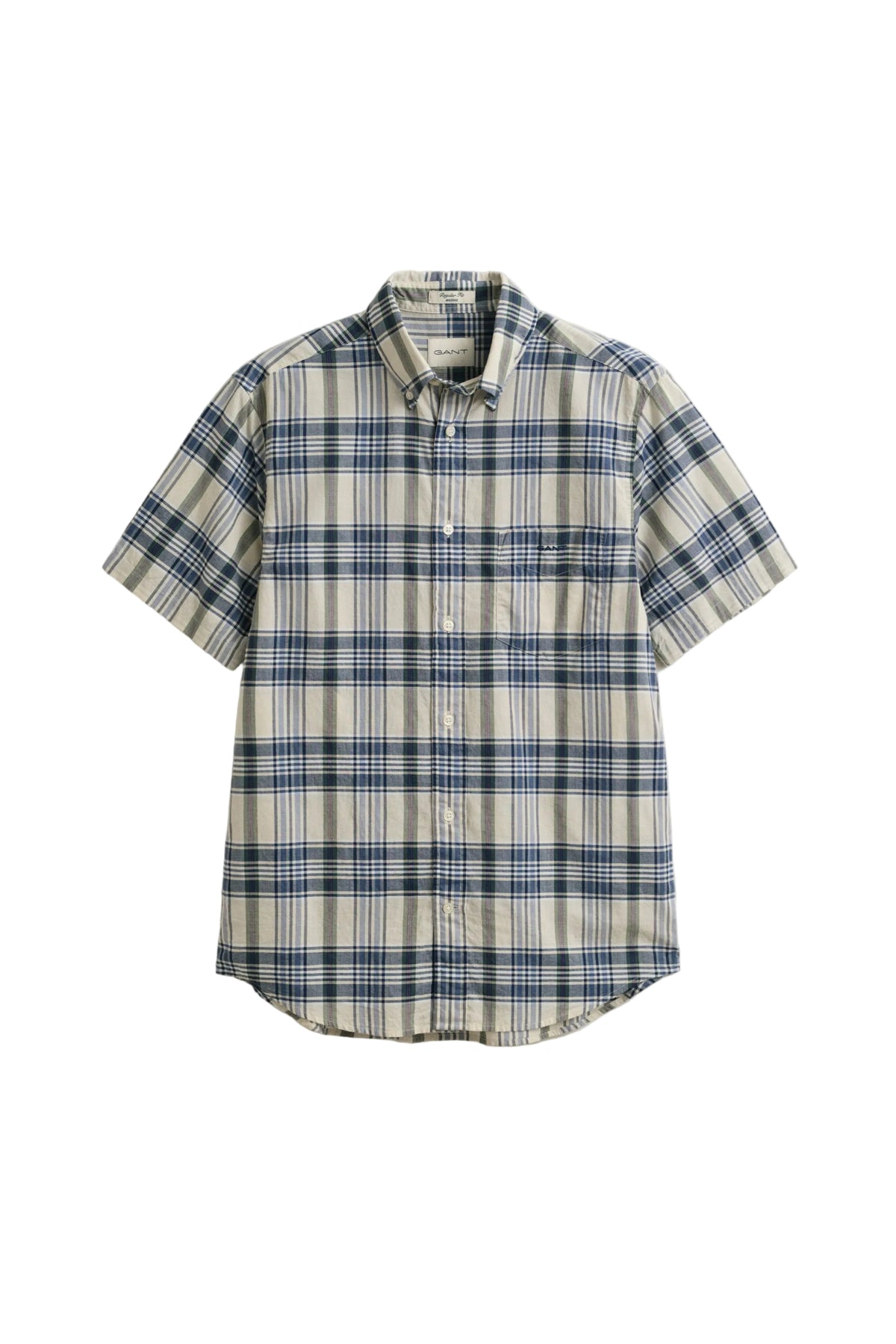 Gant Indian Madras Check Short Sleeve Shirt 3260078