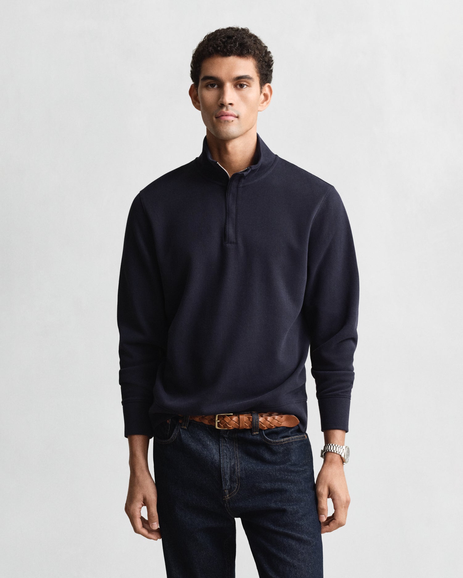 Gant Light Sacker Rib Half-Zip Sweater 2067102