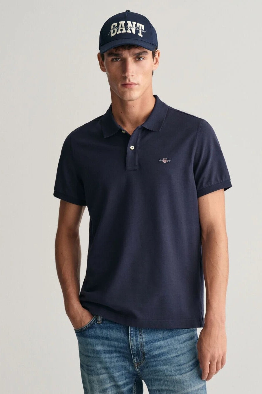 Gant Regular Fit Shield Piqué Polo Shirt  433