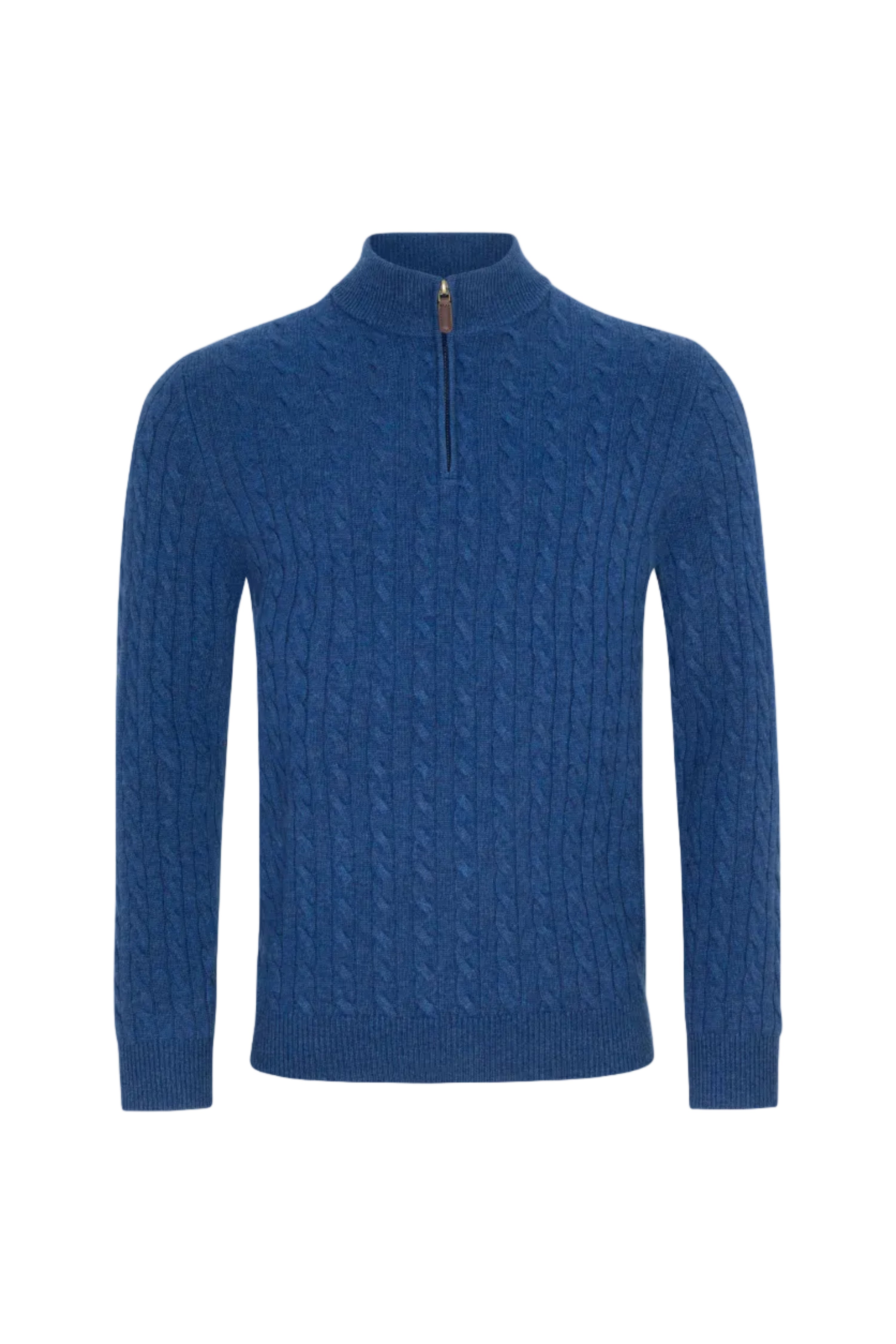 Benetti Grant Quarter Zip Cable Knit