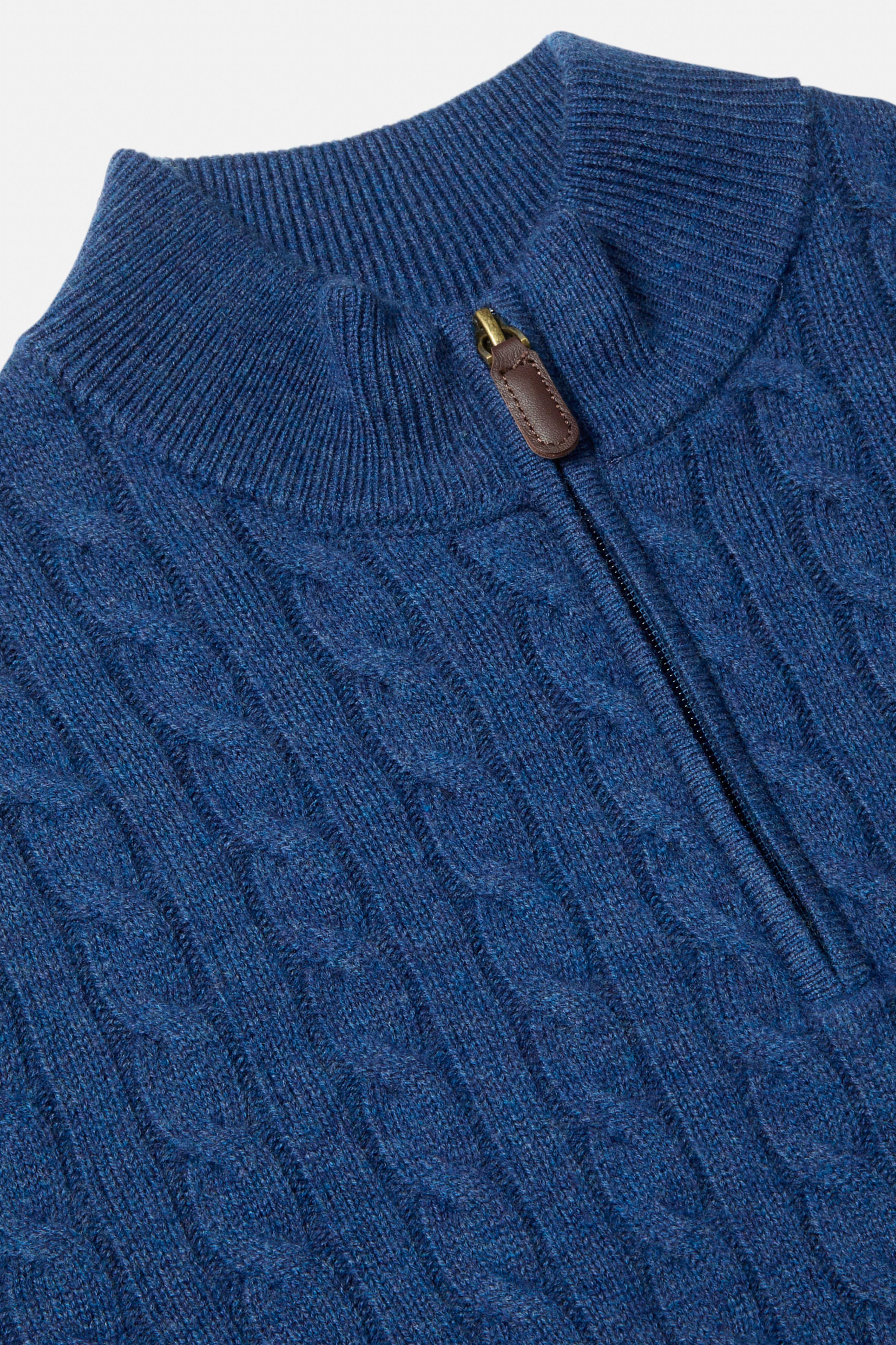 Benetti Grant Quarter Zip Cable Knit
