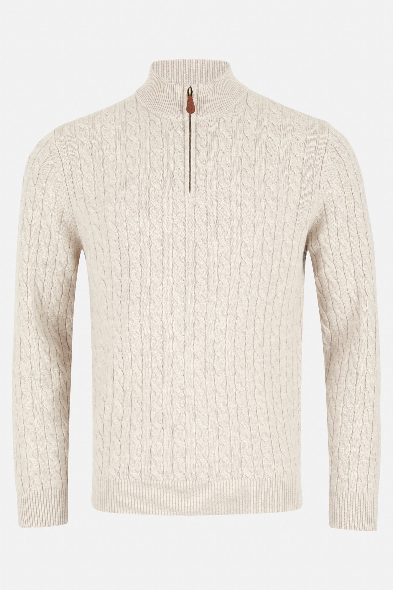 Benetti Grant Cable Quarter Zip Knit