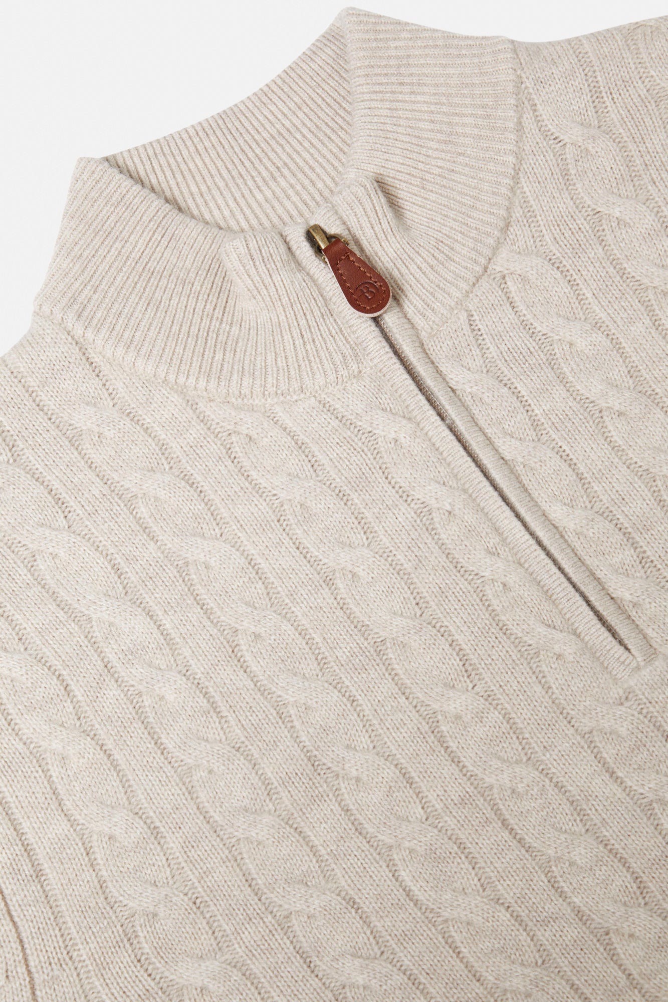 Benetti Grant Cable Quarter Zip Knit