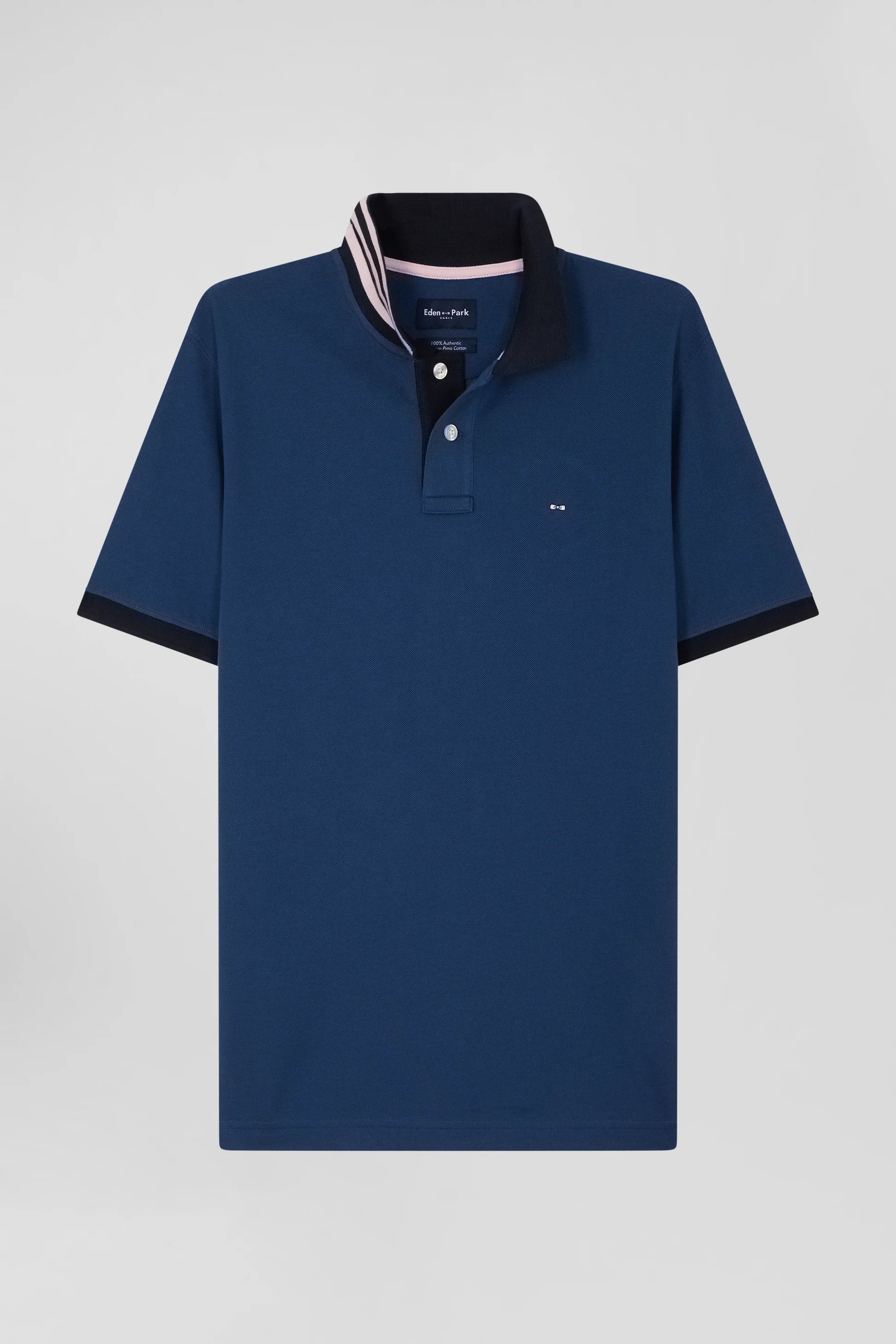 Eden Park Regular Fit Jacquard Collar Polo