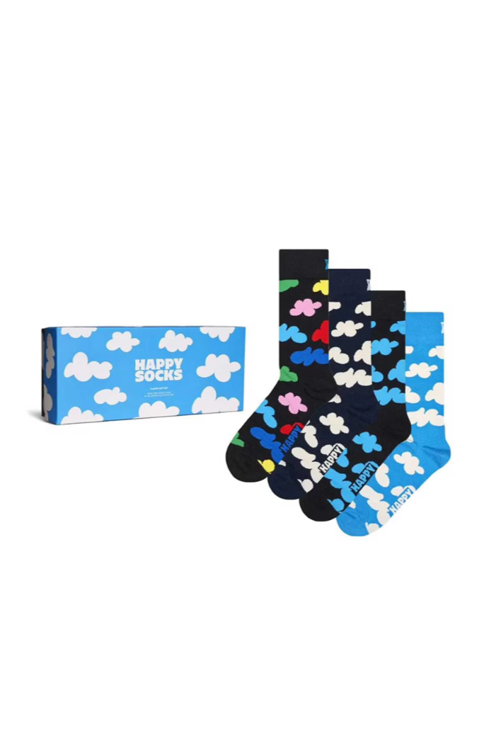 Happy Socks 4 Pack Cloudy Gift Set