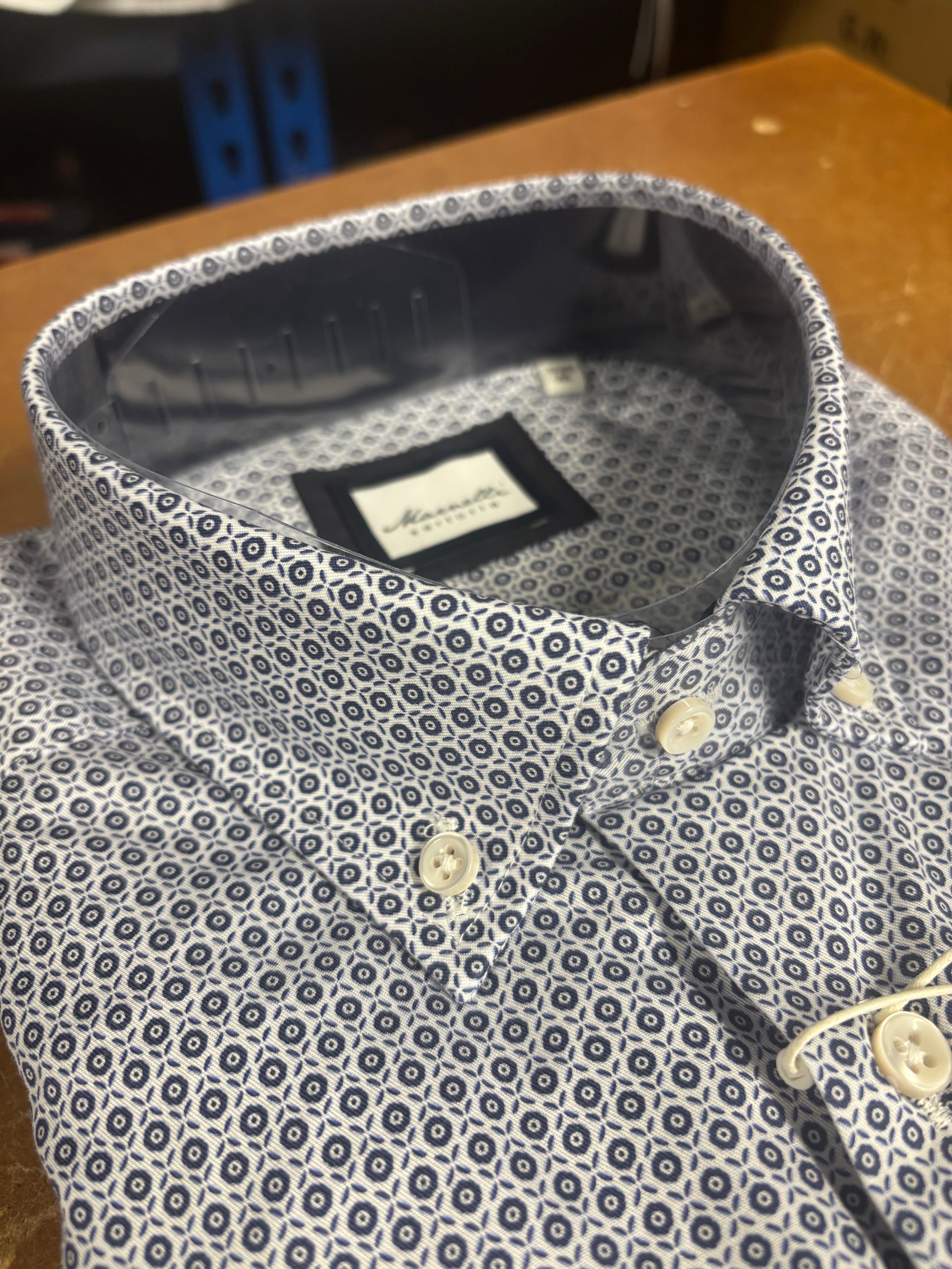 Marnelli Scott H04 Regular Fit Print Shirt