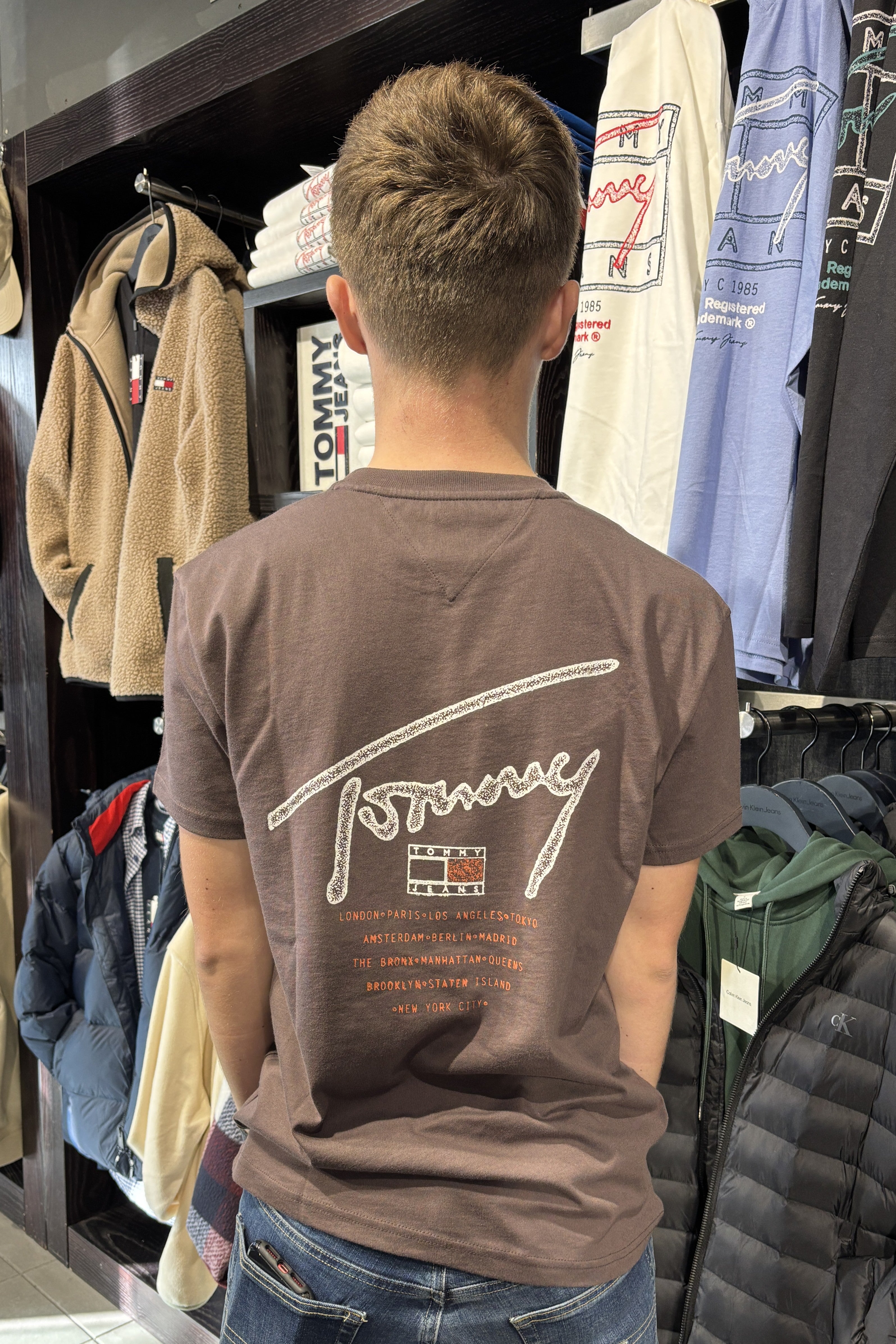 Tommy Jeans Backprint Sign T-Shirt 22320