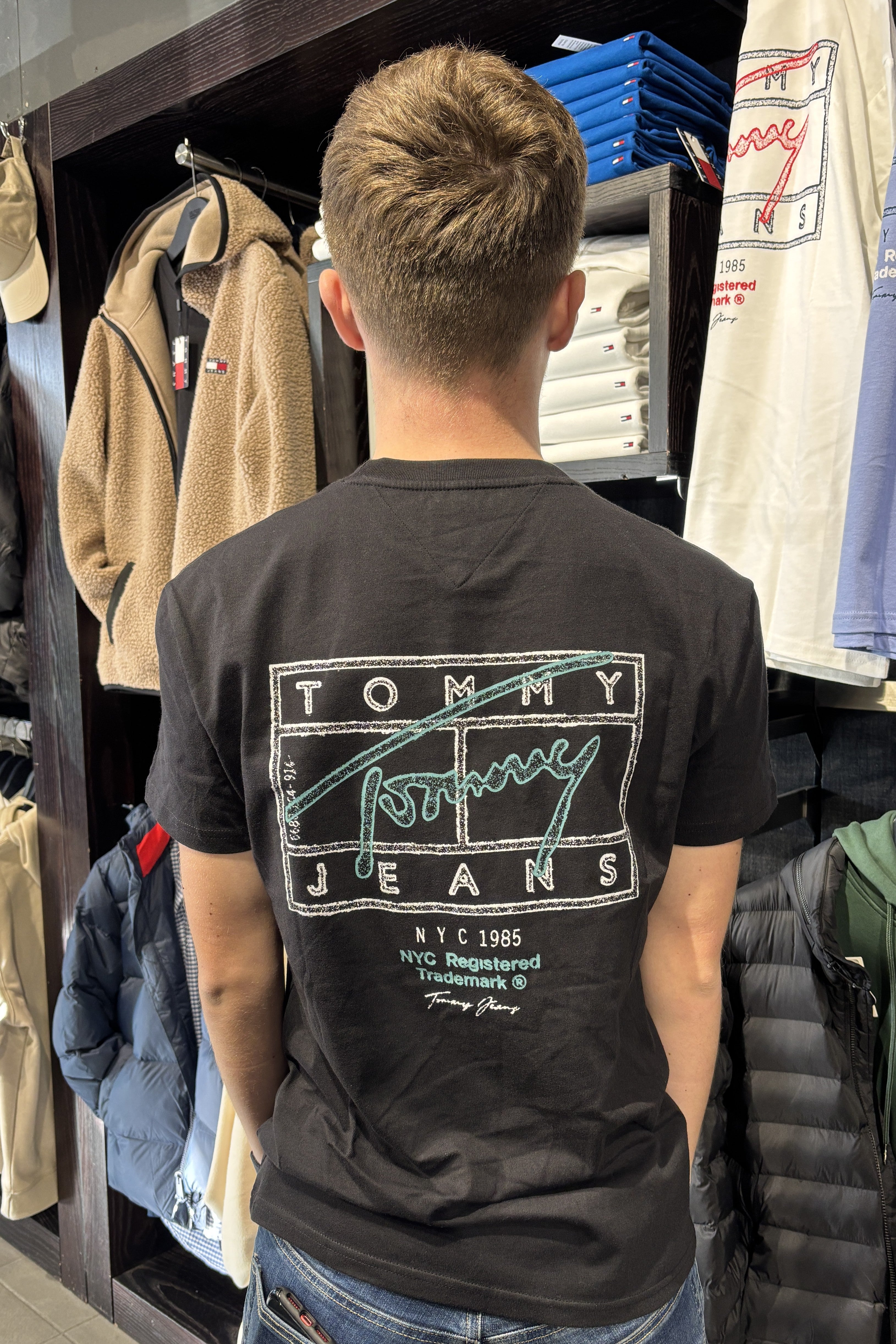 Tommy Jeans Regular Sign Spray T-Shirt 22319