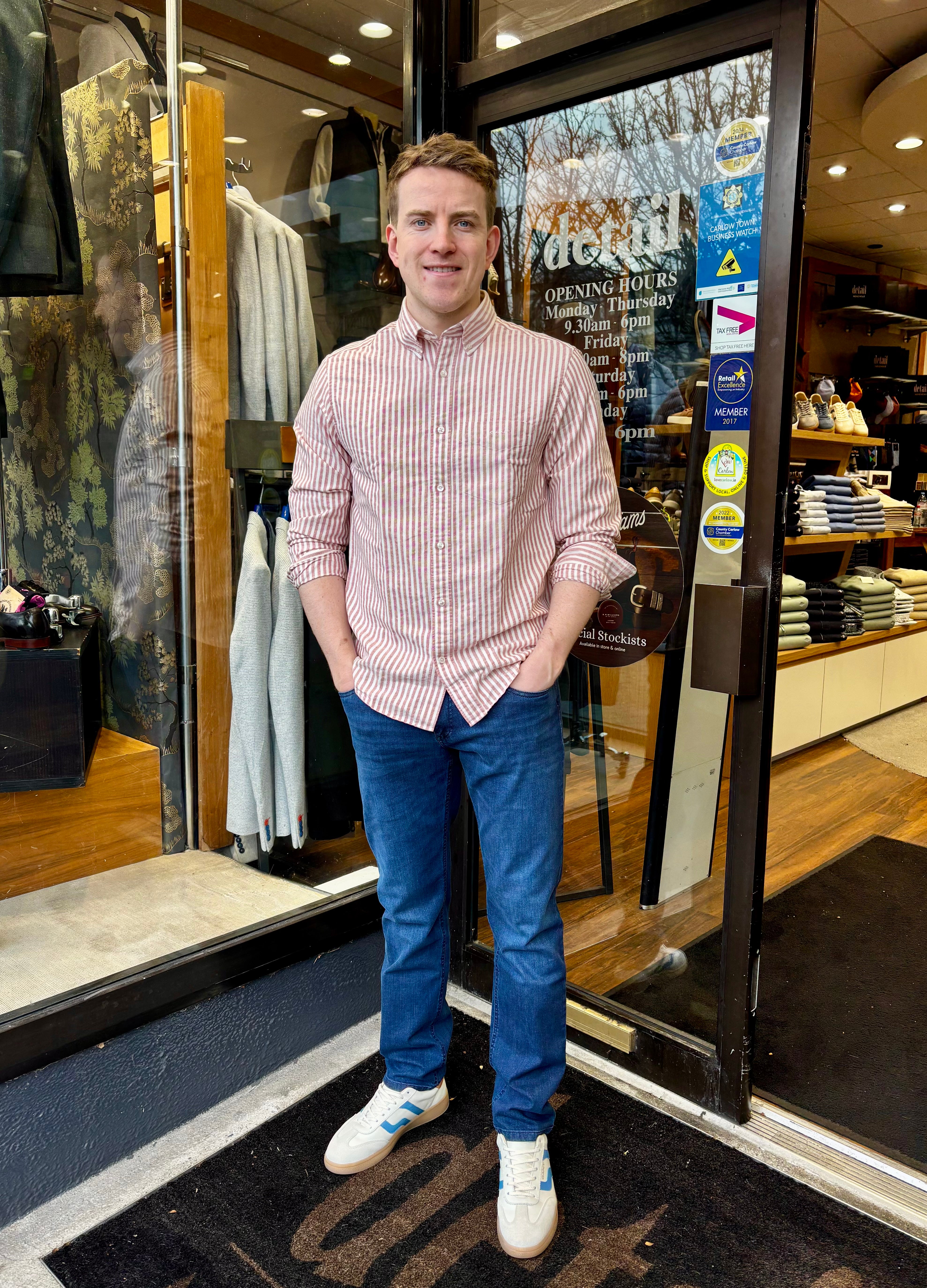 Gant Regular Textured Stripe Shirt 3260004