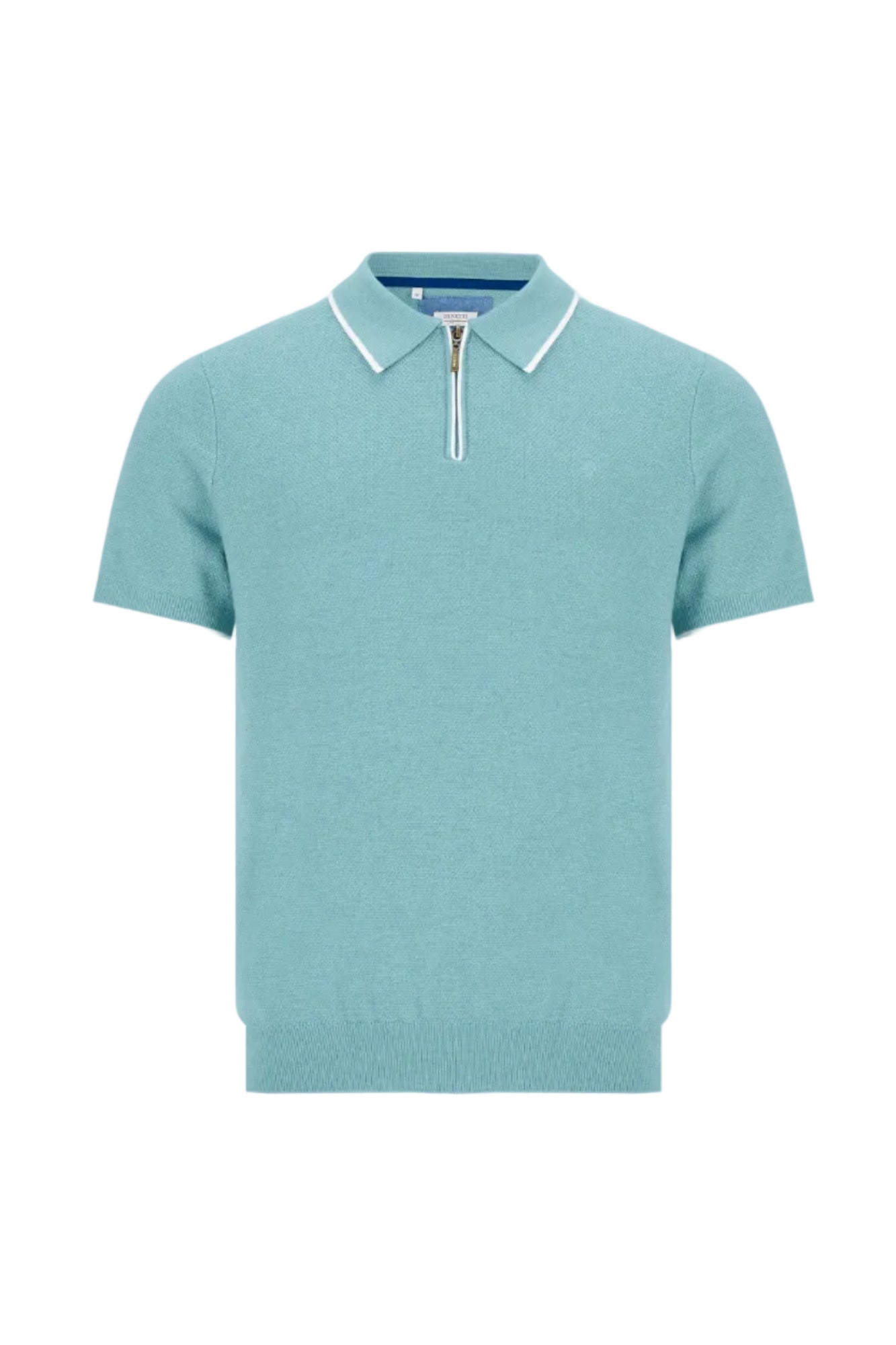 Benetti Jeremy Textured Knit Polo Shirt