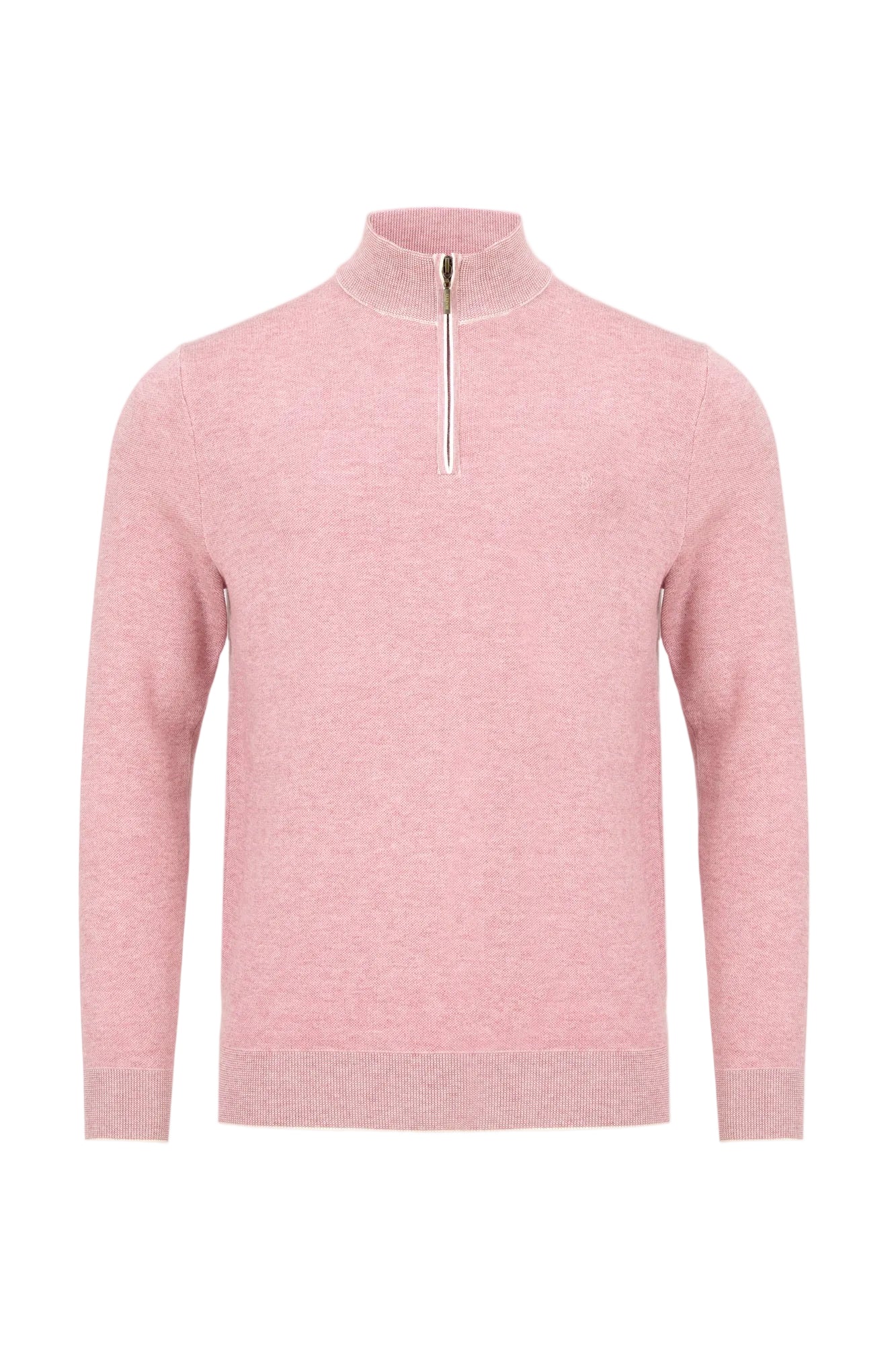 Benetti Julius Textured Quarter Zip Knit