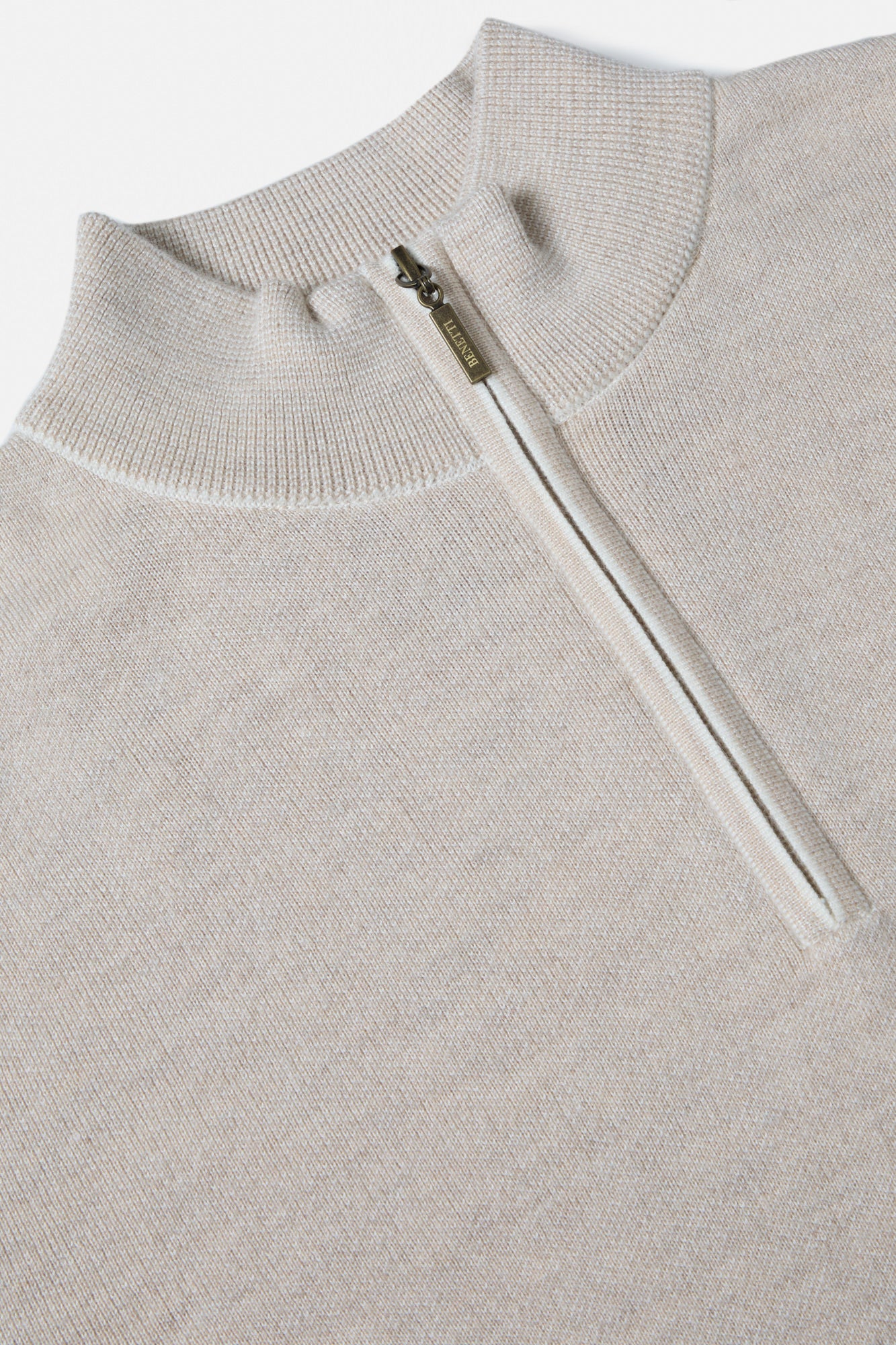 Benetti Julius Textured Quarter Zip Knit