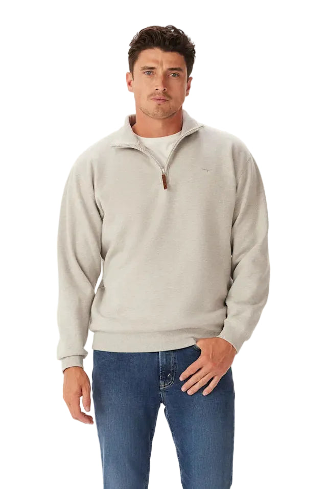 RM Williams Mulyungarie Half Zip Sweatshirt