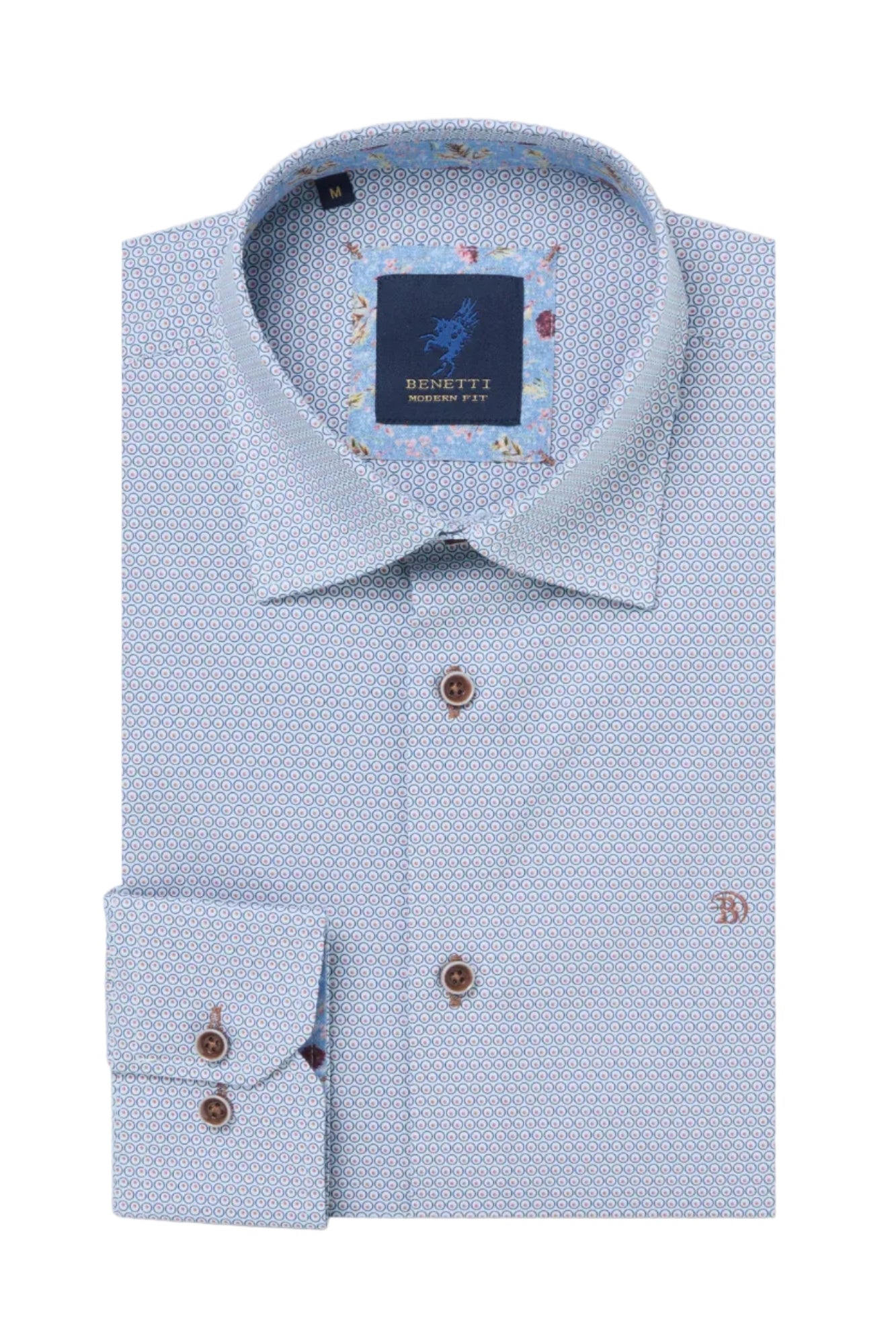 Benetti Cole Regular Fit Print Shirt