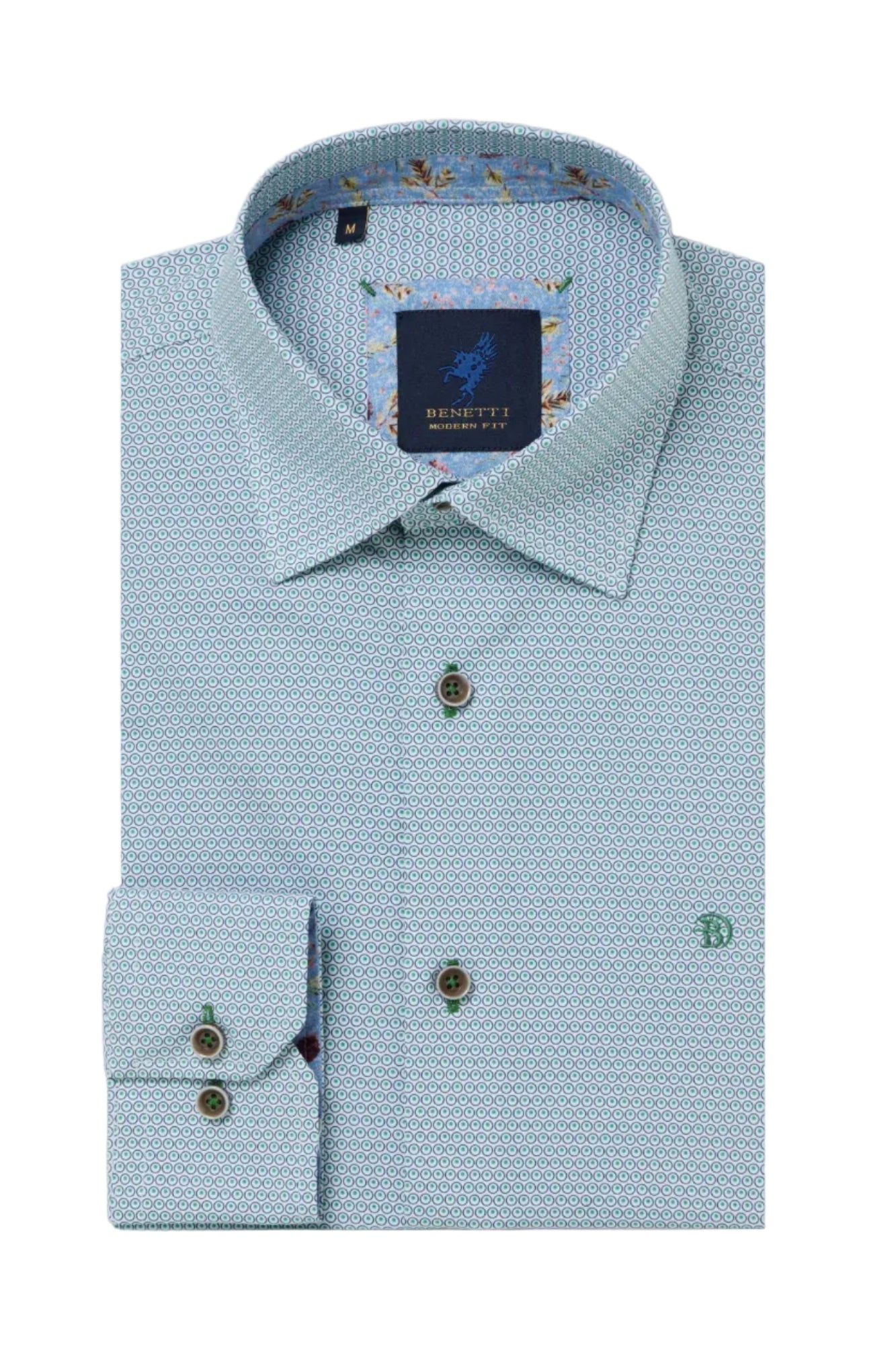 Benetti Cole Regular Fit Print Shirt