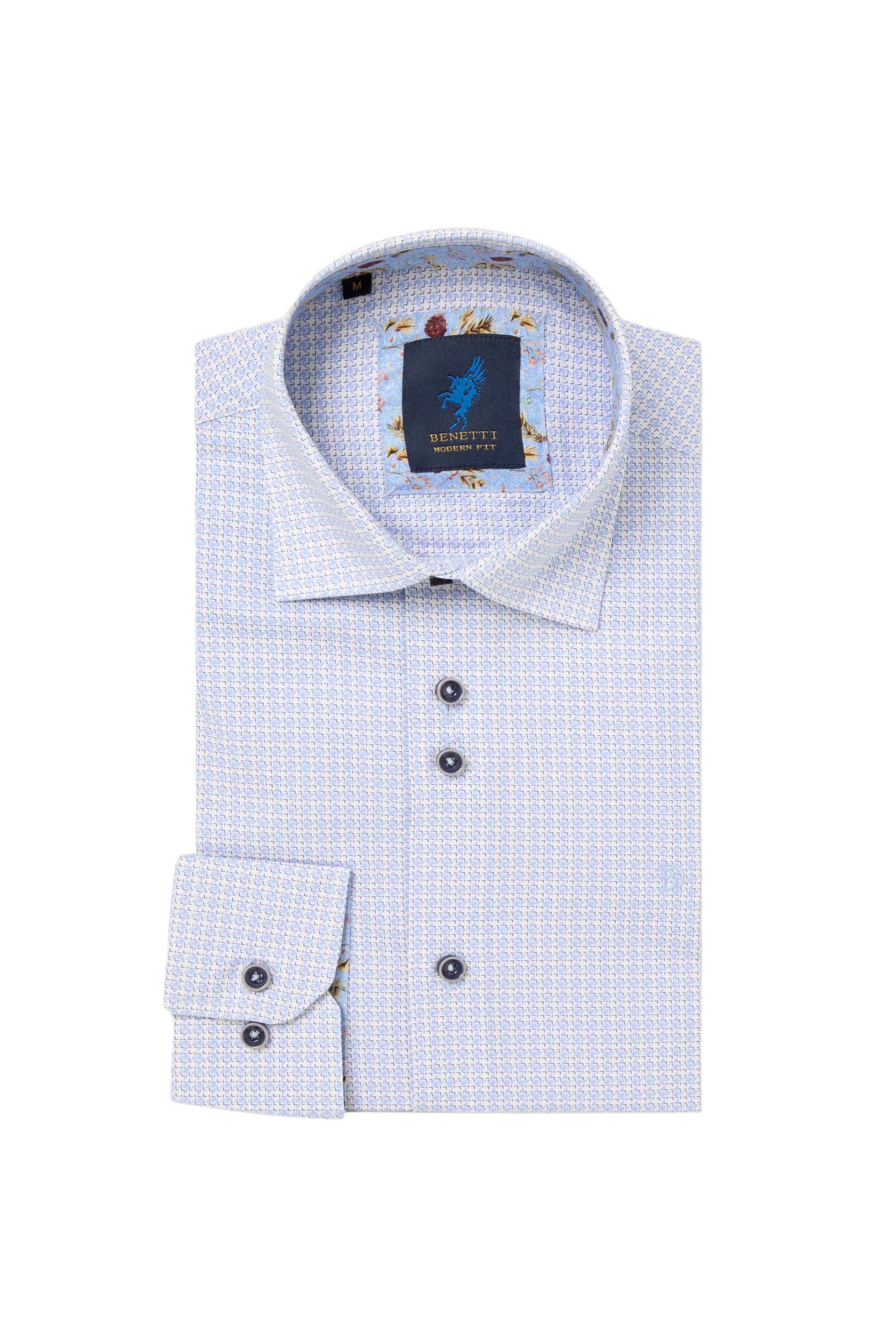 Benetti Delta Regular Fit Print Shirt