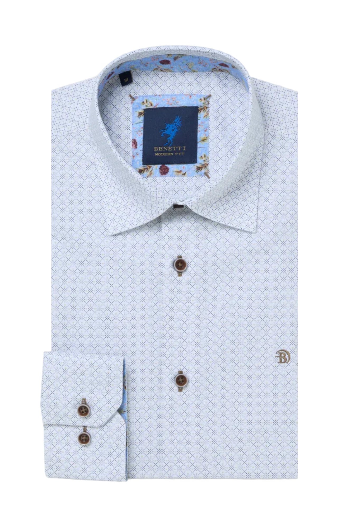 Benetti Roger Regular Fit Print Shirt