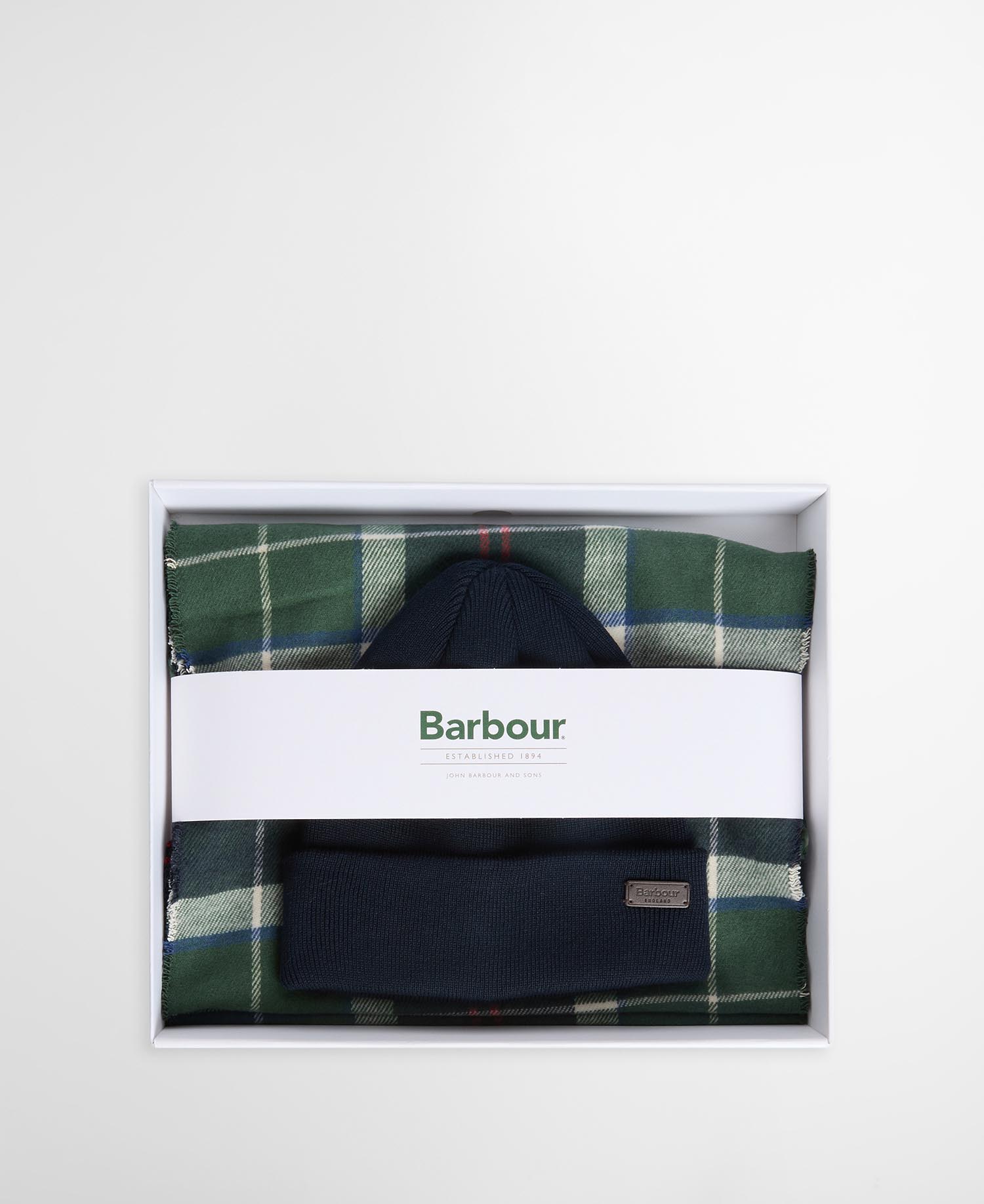 Barbour Beanie & Scarf Gift Set MGS0079