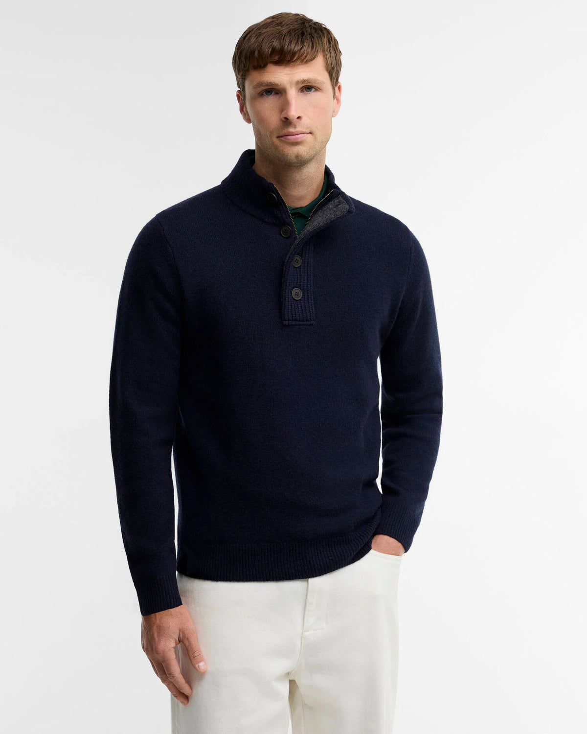 Barbour Essential Elbow Patch Jumper MKN0585