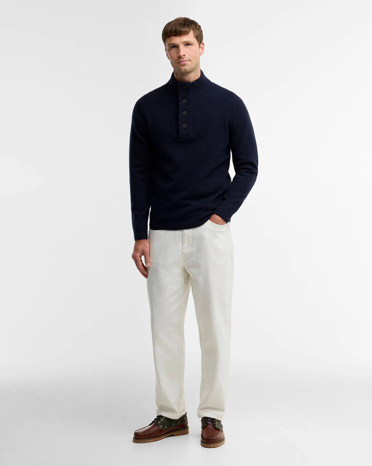 Barbour Essential Elbow Patch Jumper MKN0585
