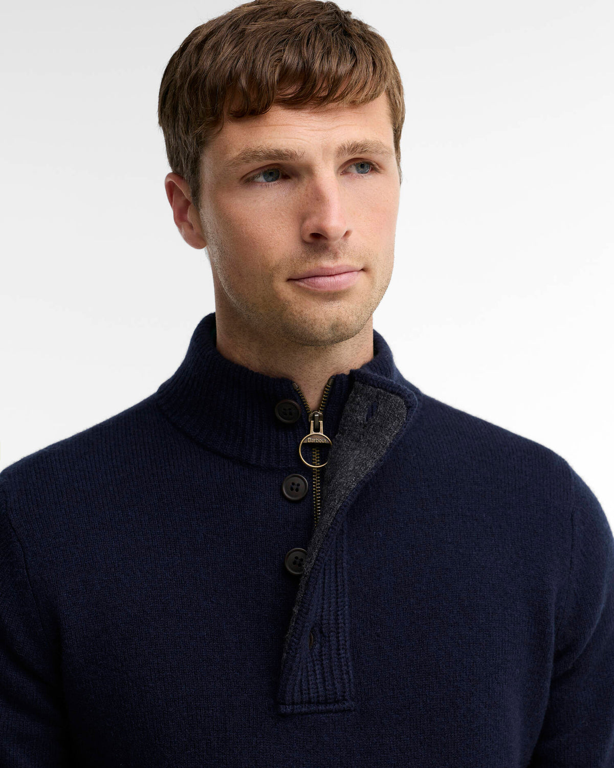 Barbour Essential Elbow Patch Jumper MKN0585