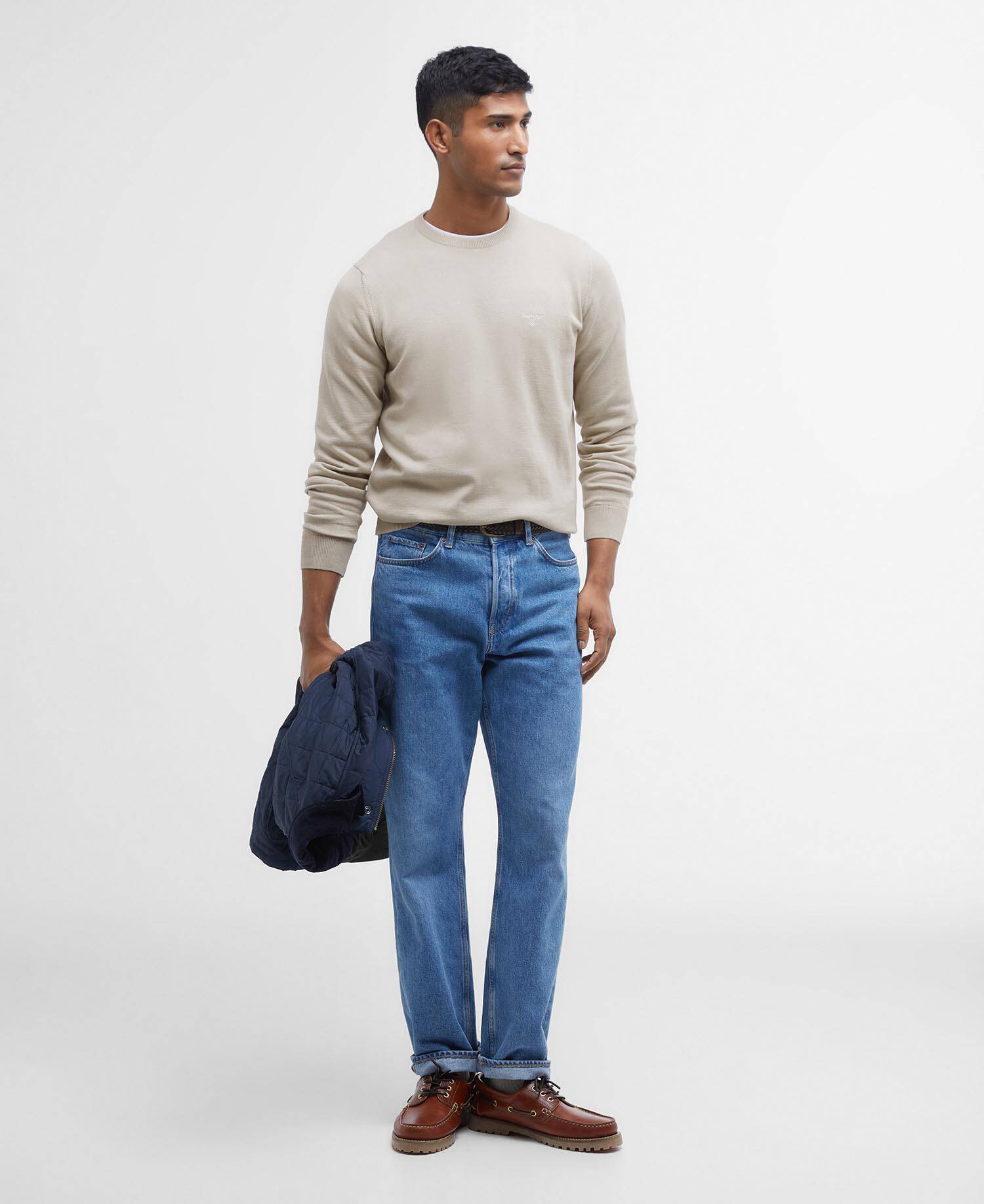 Barbour Pima Cotton Crew Neck Knit MKN0932