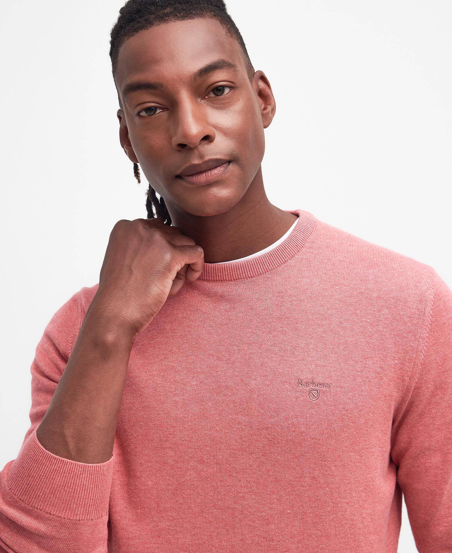 Barbour Pima Cotton Crew Neck Knit MKN0932