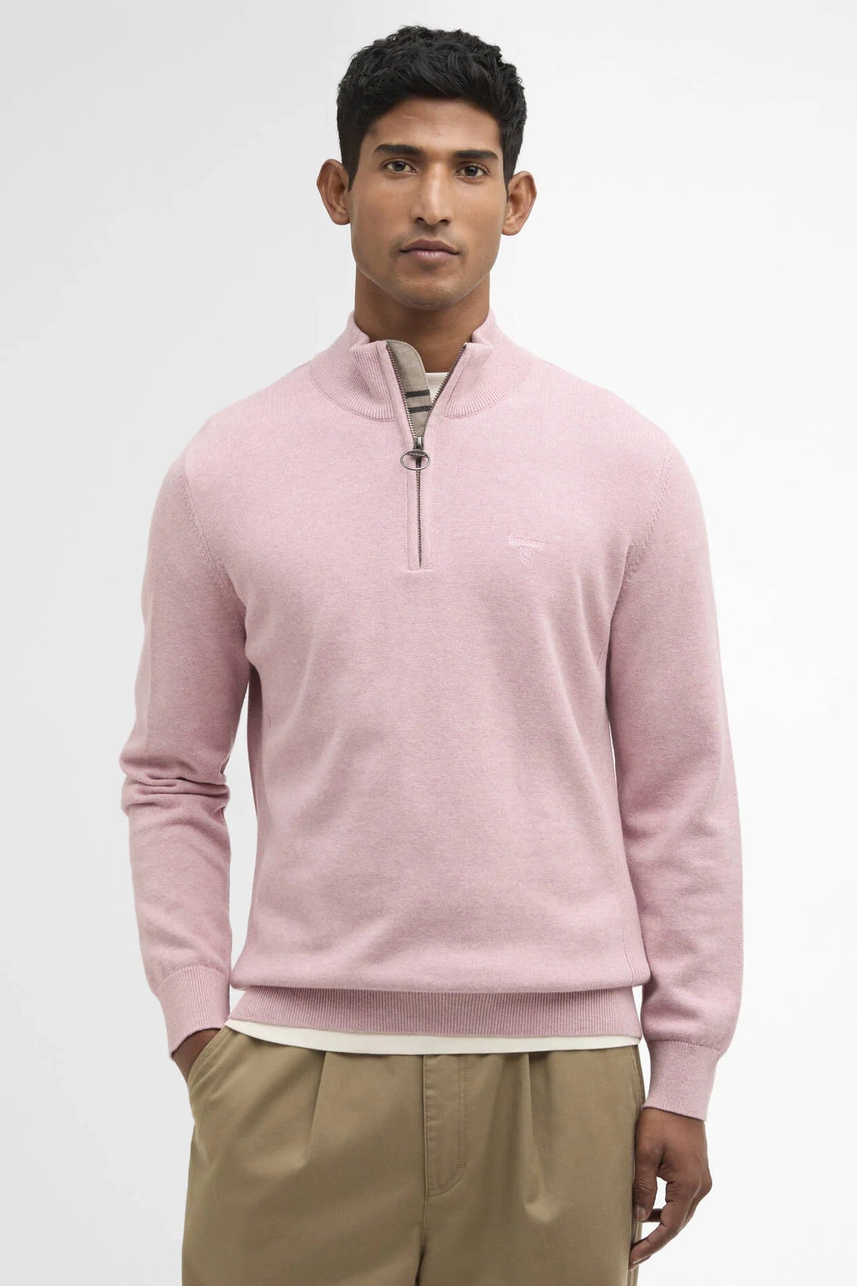 Barbour Cotton Half-Zip Jumper MKN1074