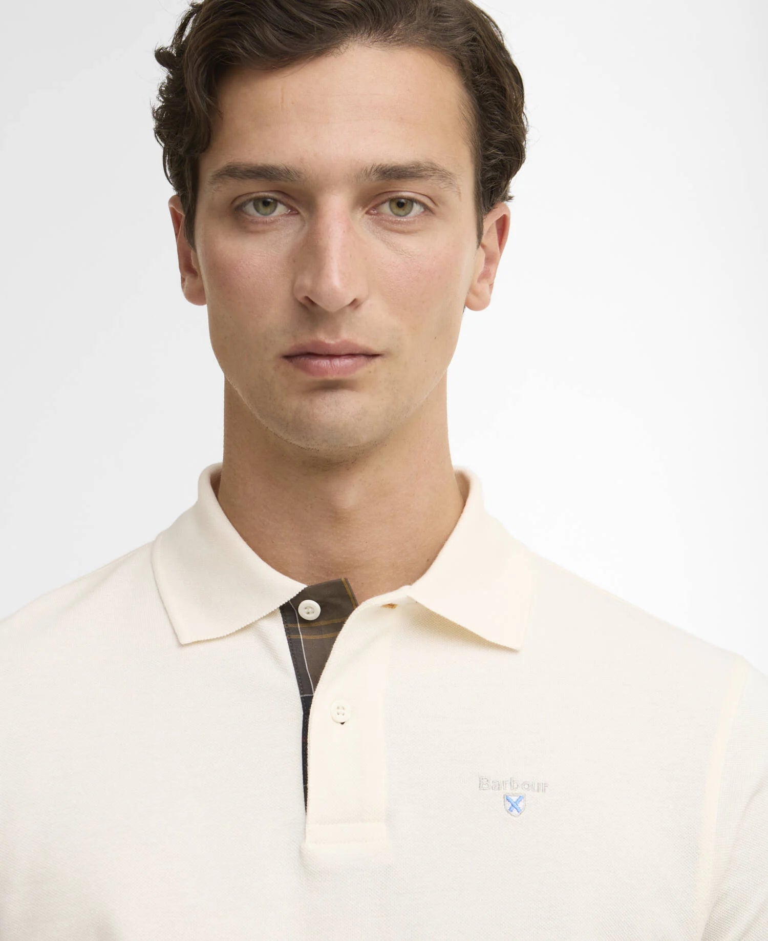 Barbour Tartan Pique Polo Shirt MML0012