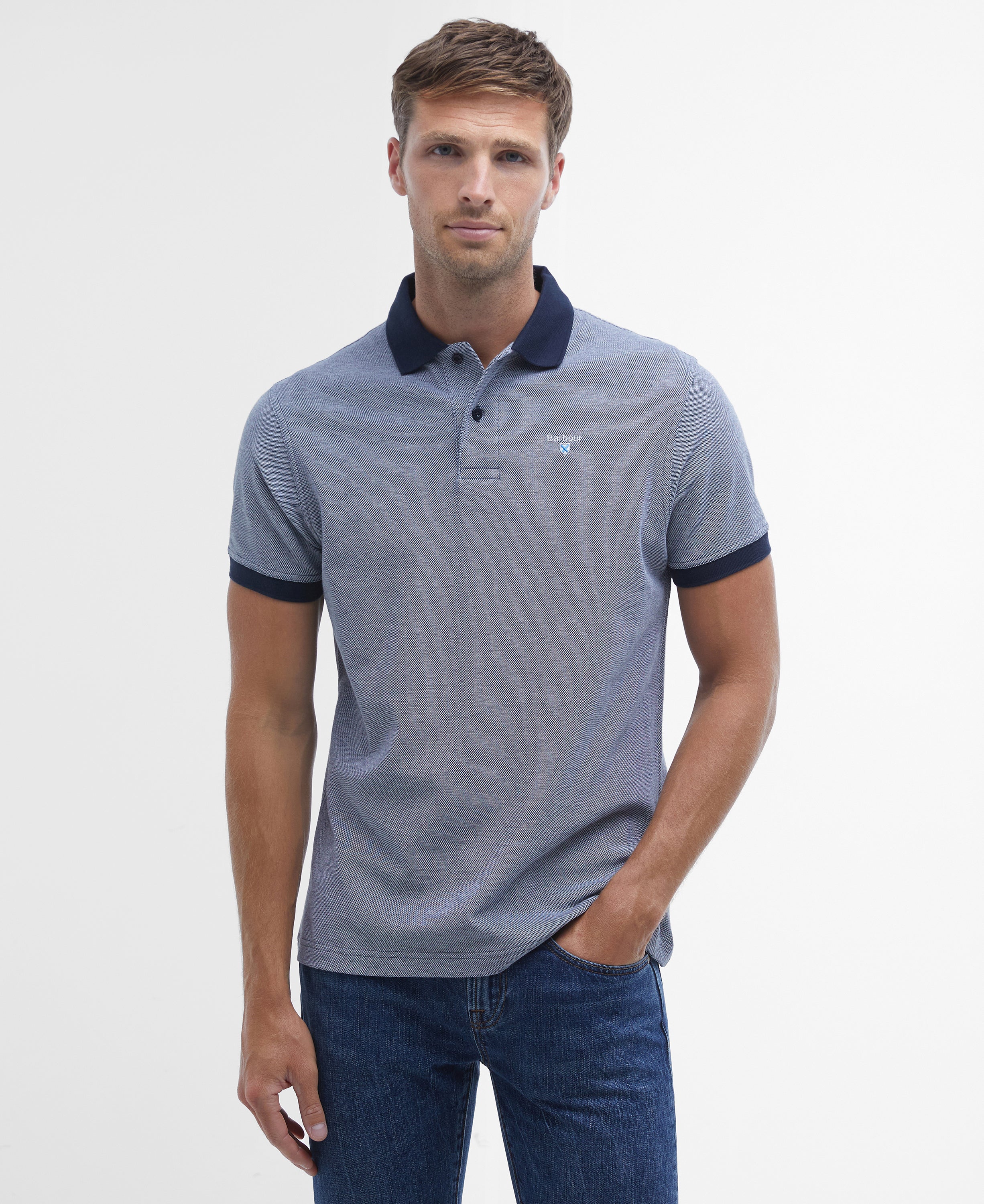 Barbour Essential Sports Mix Polo Shirt MML0628