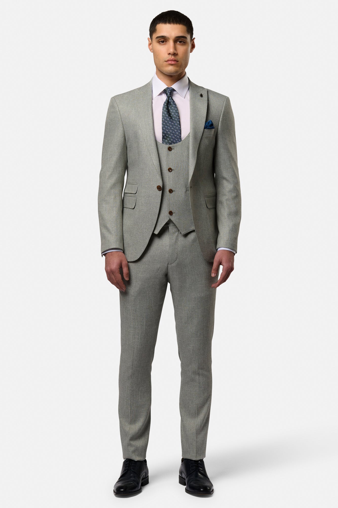 Travis Slim Fit 3 Piece Suit Nicky