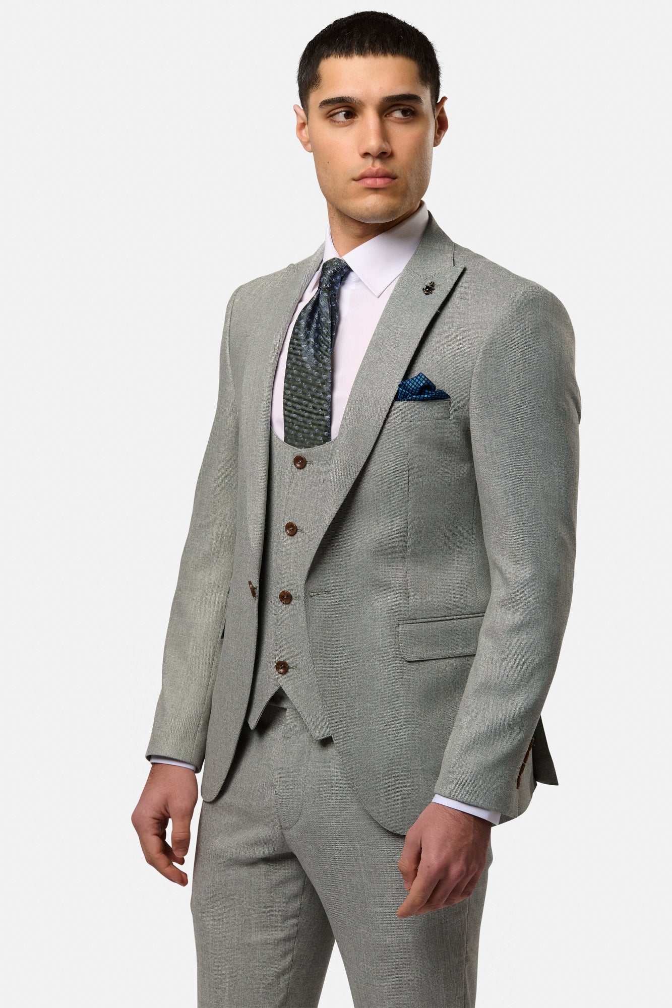 Travis Slim Fit 3 Piece Suit Nicky