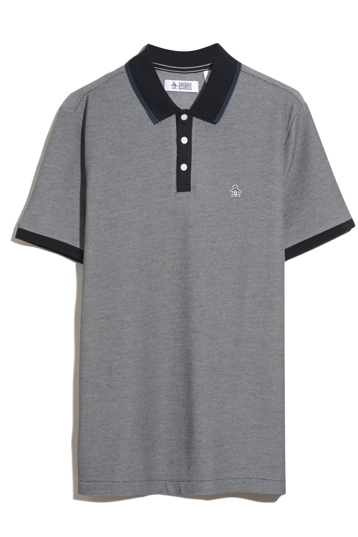 Penguin Jacquard Tipped Polo Shirt