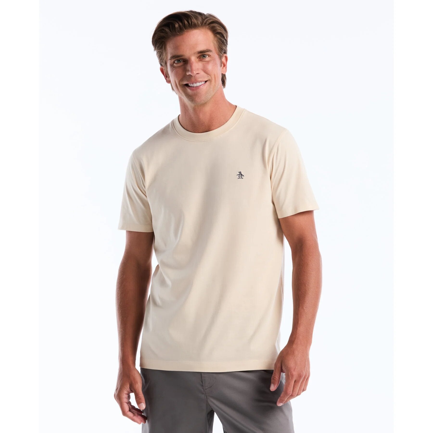 Penguin Embroidered Logo Pete T-Shirt