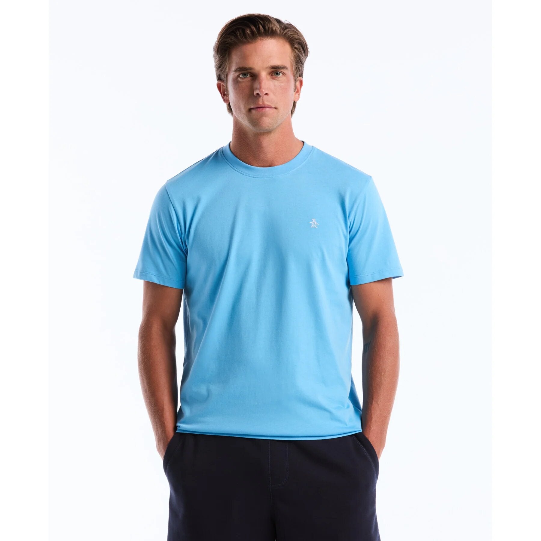 Penguin Embroidered Logo Pete T-Shirt