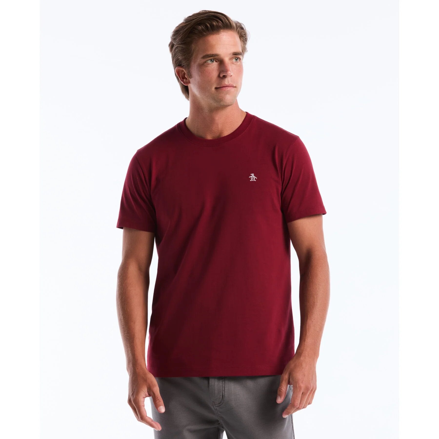 Penguin Embroidered Logo Pete T-Shirt